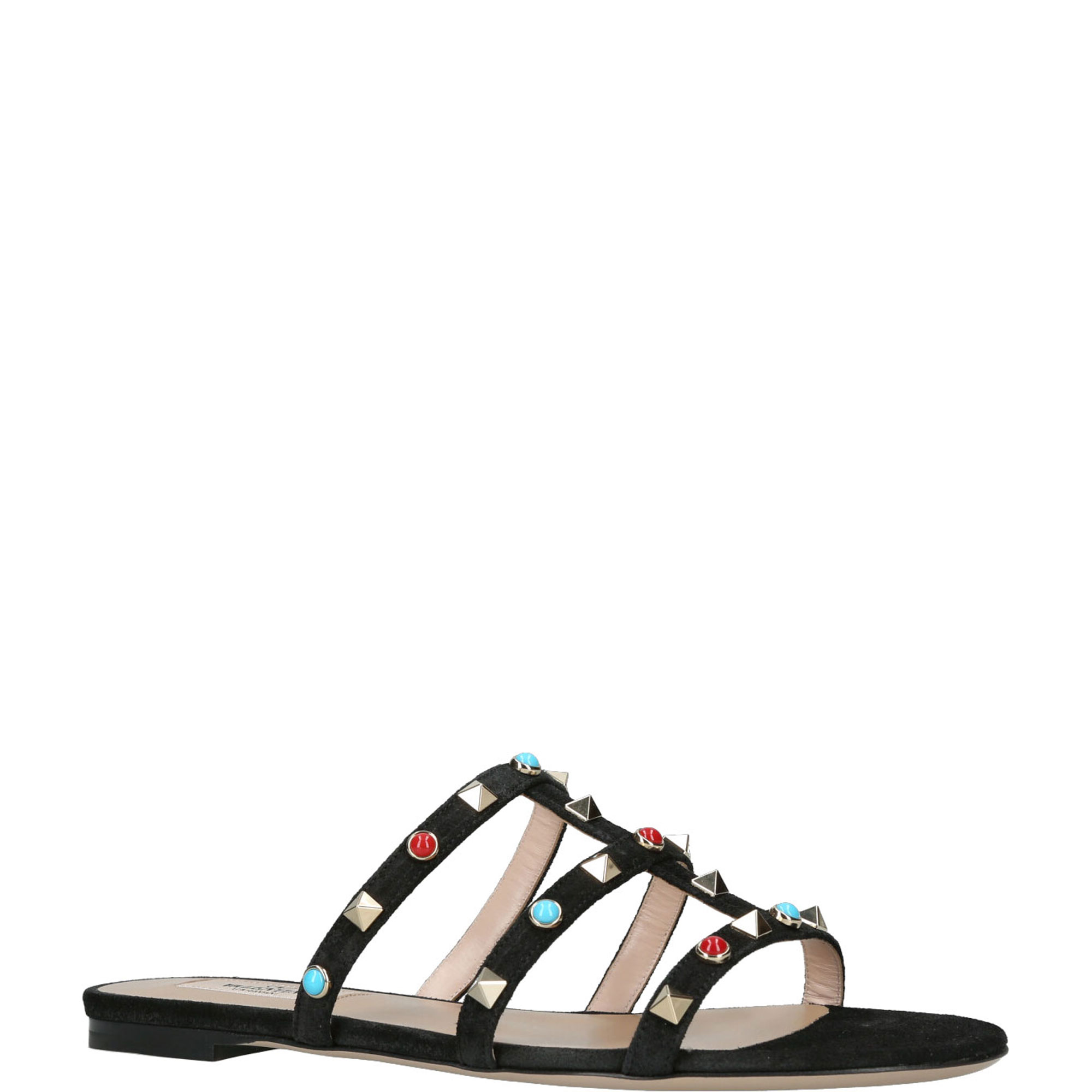 Rockstud Slide Flat Sandals