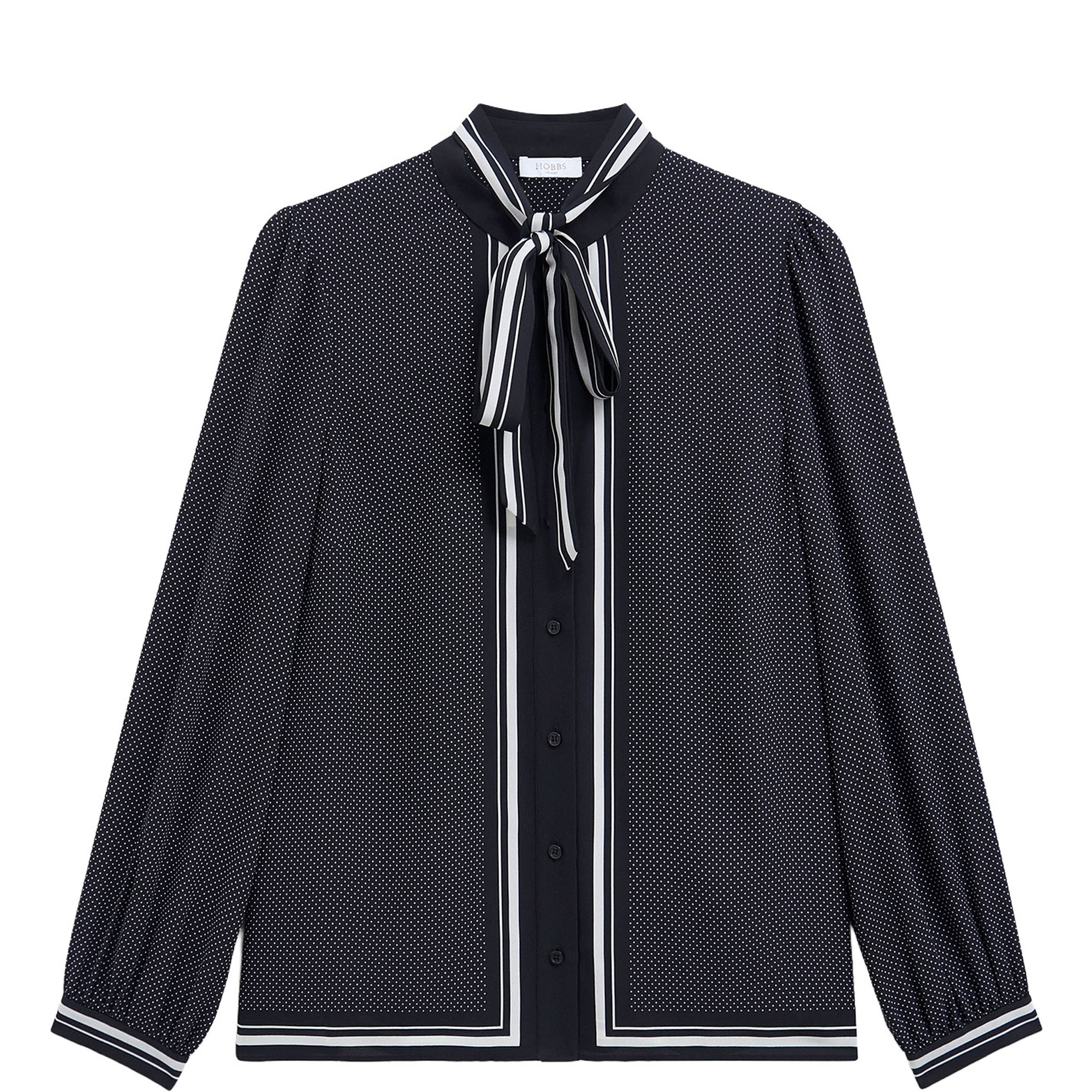 Valerie Polka Dot Pussybow Blouse