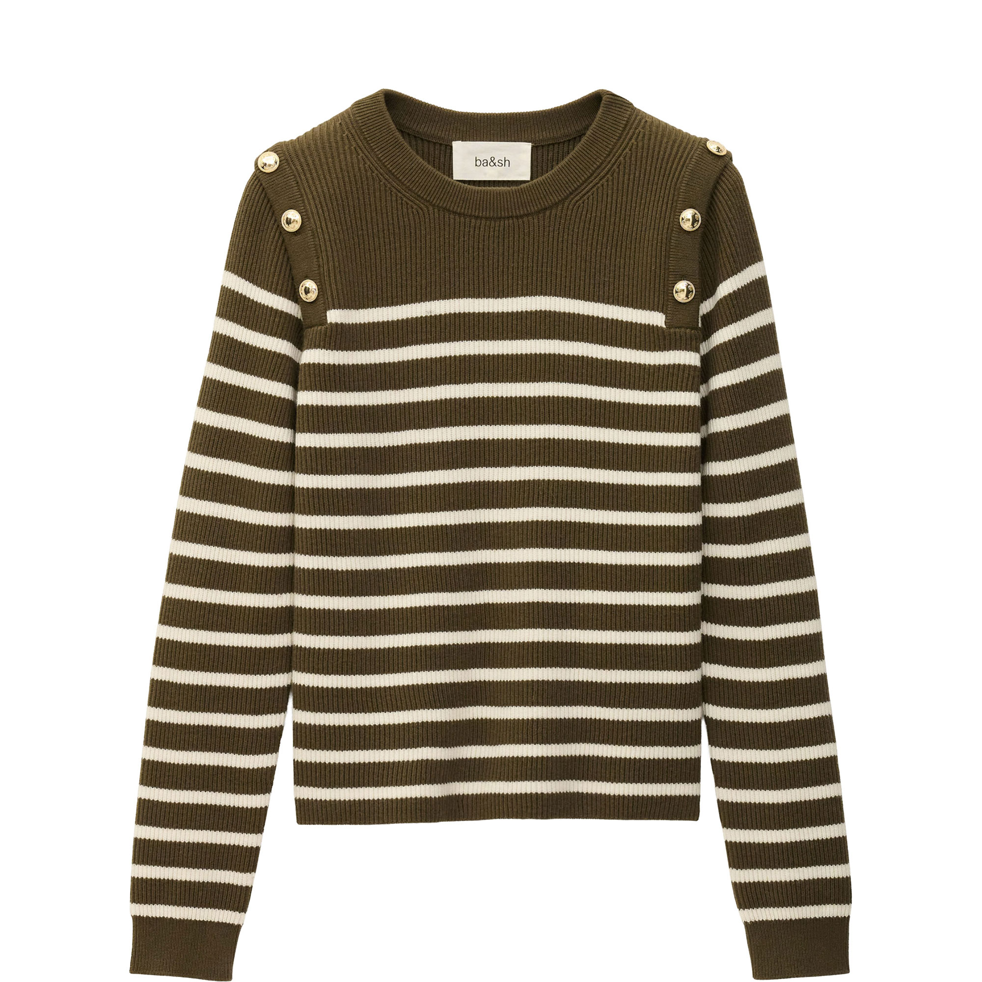 Matio Rib-Knit Striped Sweater