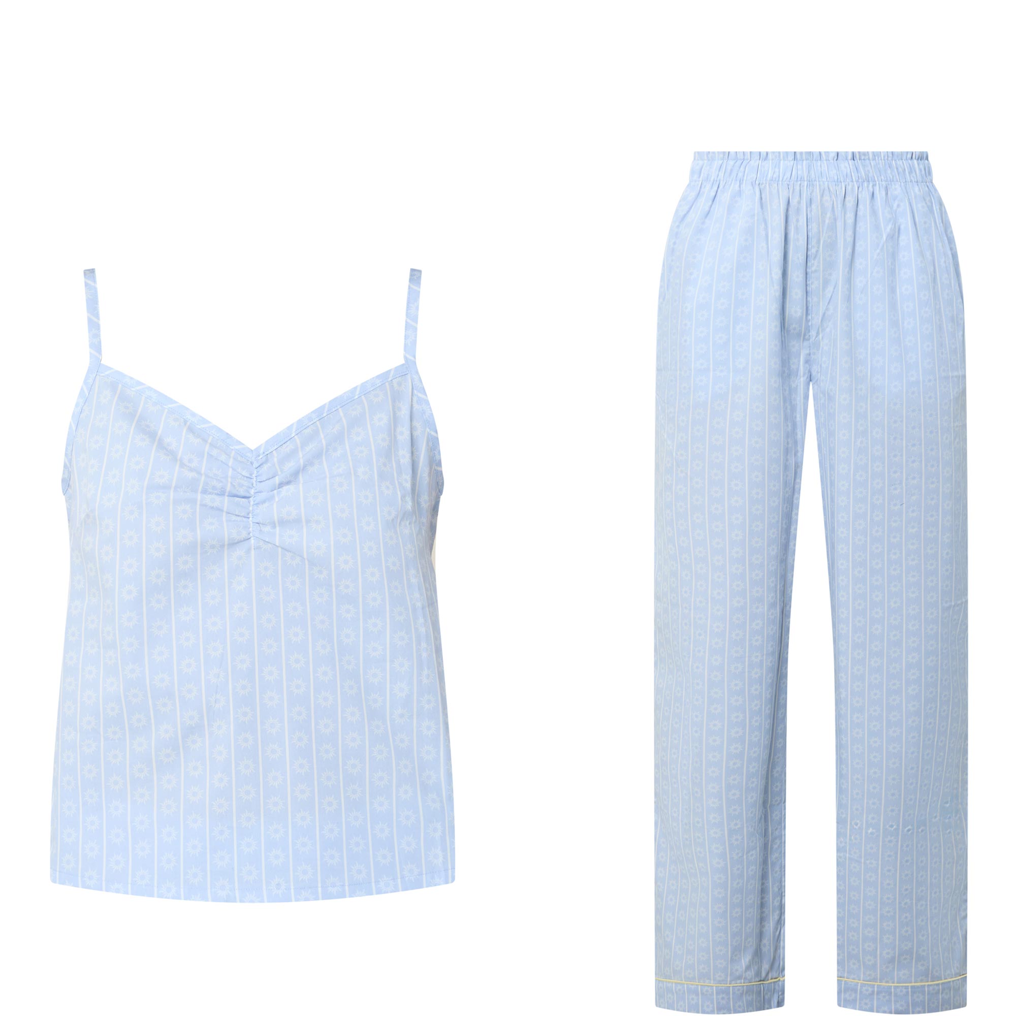 Soleil Stripe Long Pyjama Set