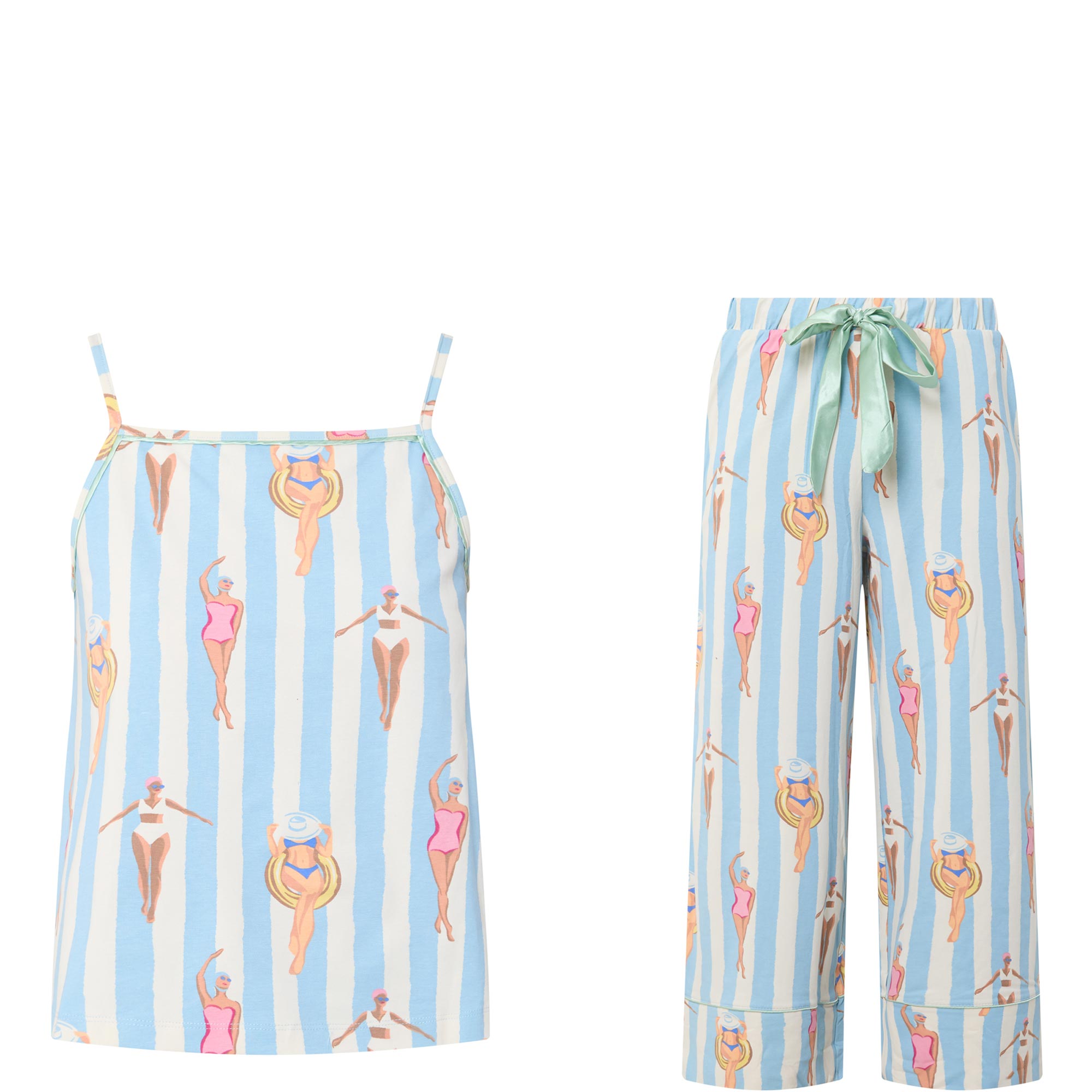 Swimming Society Stripe Long Pyjama Set