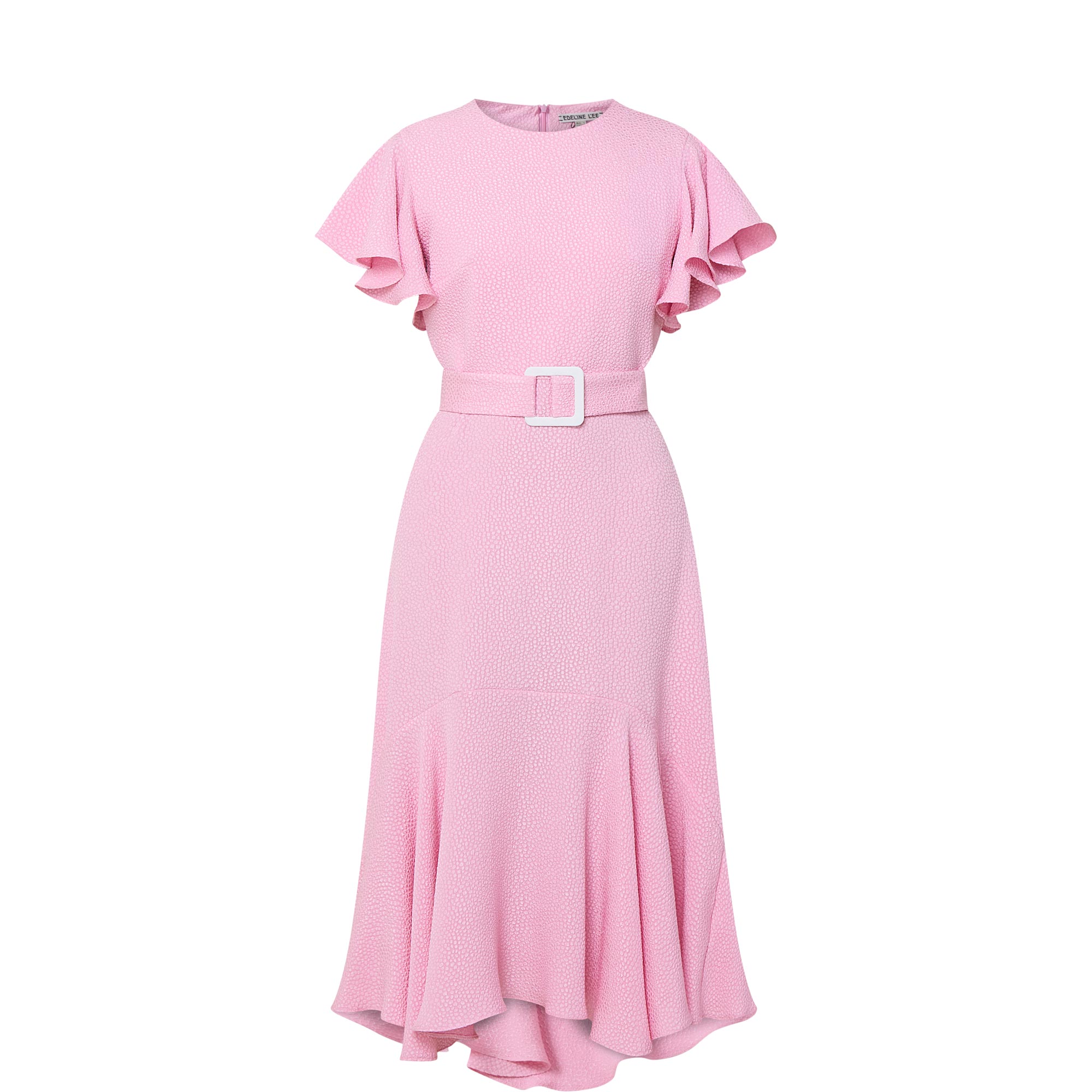 Dada Ruffle Belted Dress