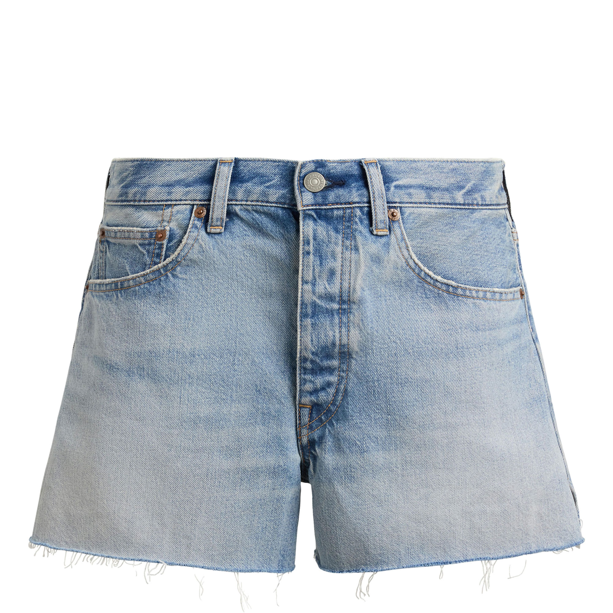 Cut-Off Denim Shorts