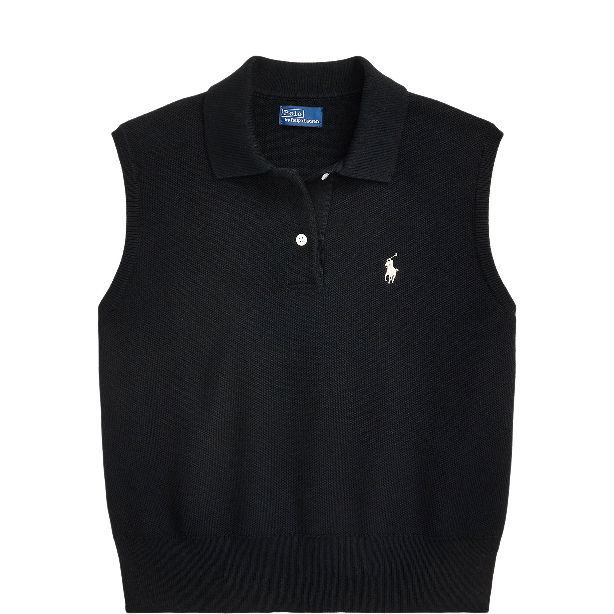 Polo Player Cropped Polo Shirt