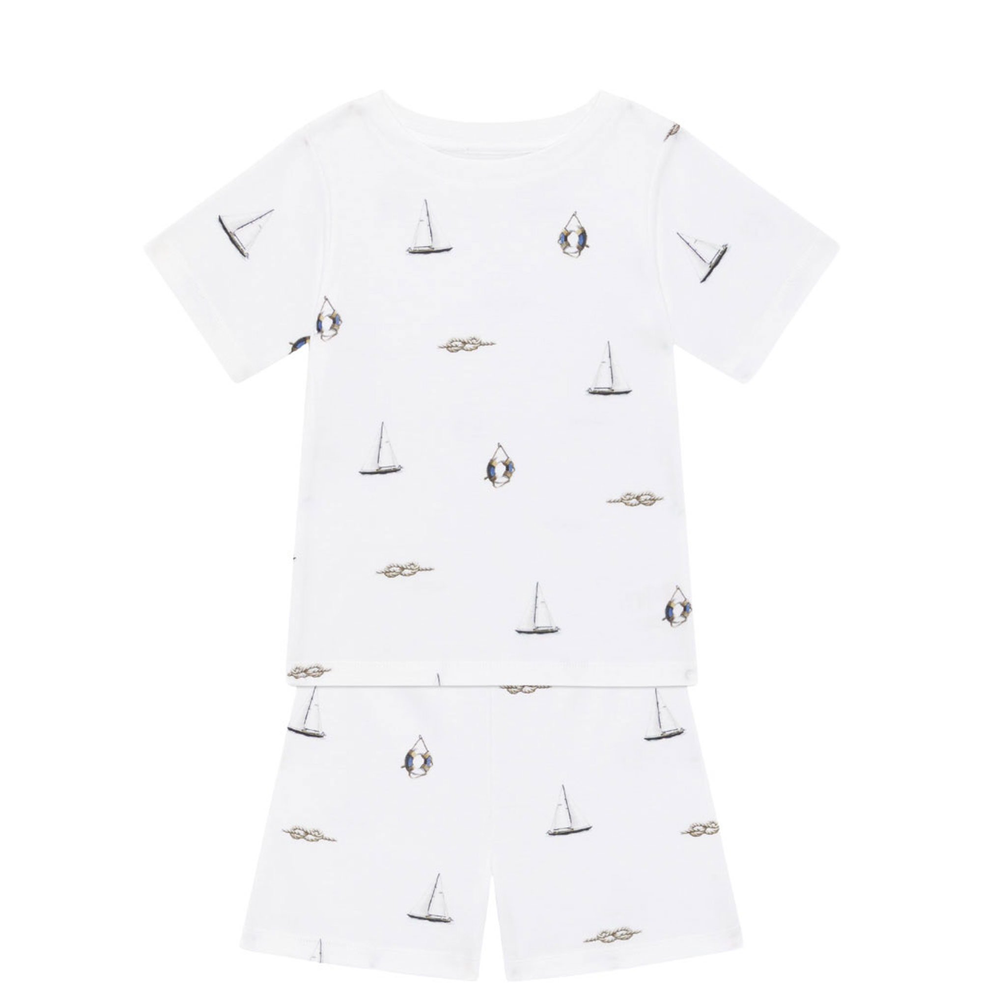 Nautical Two-Piece Summer Pyjama Set