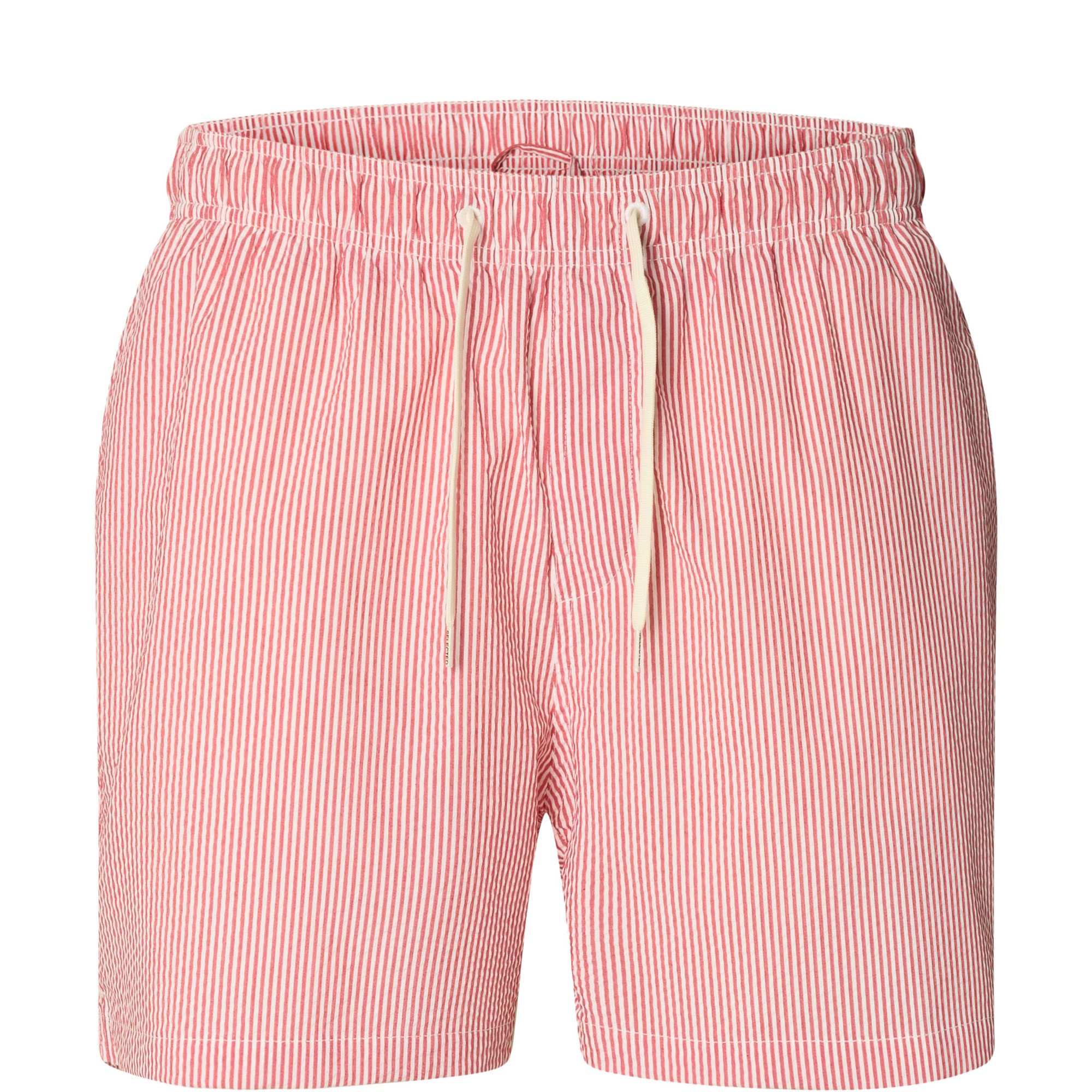 Coop Striped Seersucker Drawstring Shorts