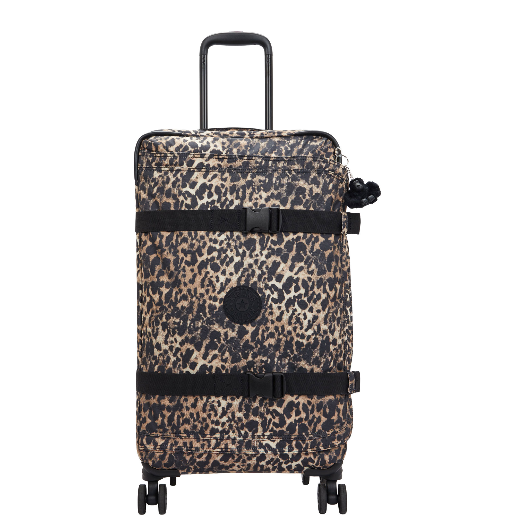 Spontaneous M Medium Leopard Wheeled Luggage