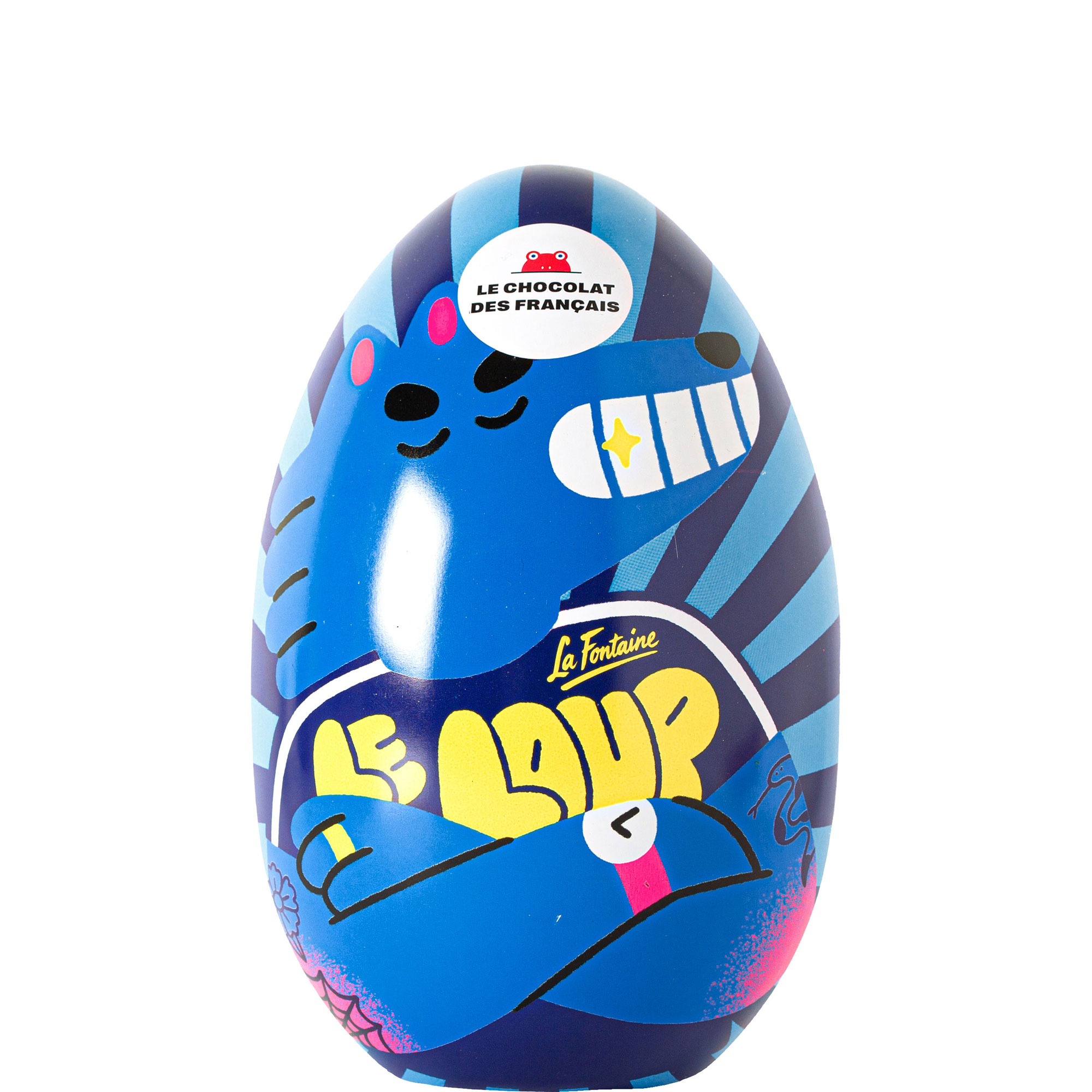 Metal Egg Filled With Dark & Milk Chocolate Eggs Assortment Of Praline Caramel & Crispy Gianduja