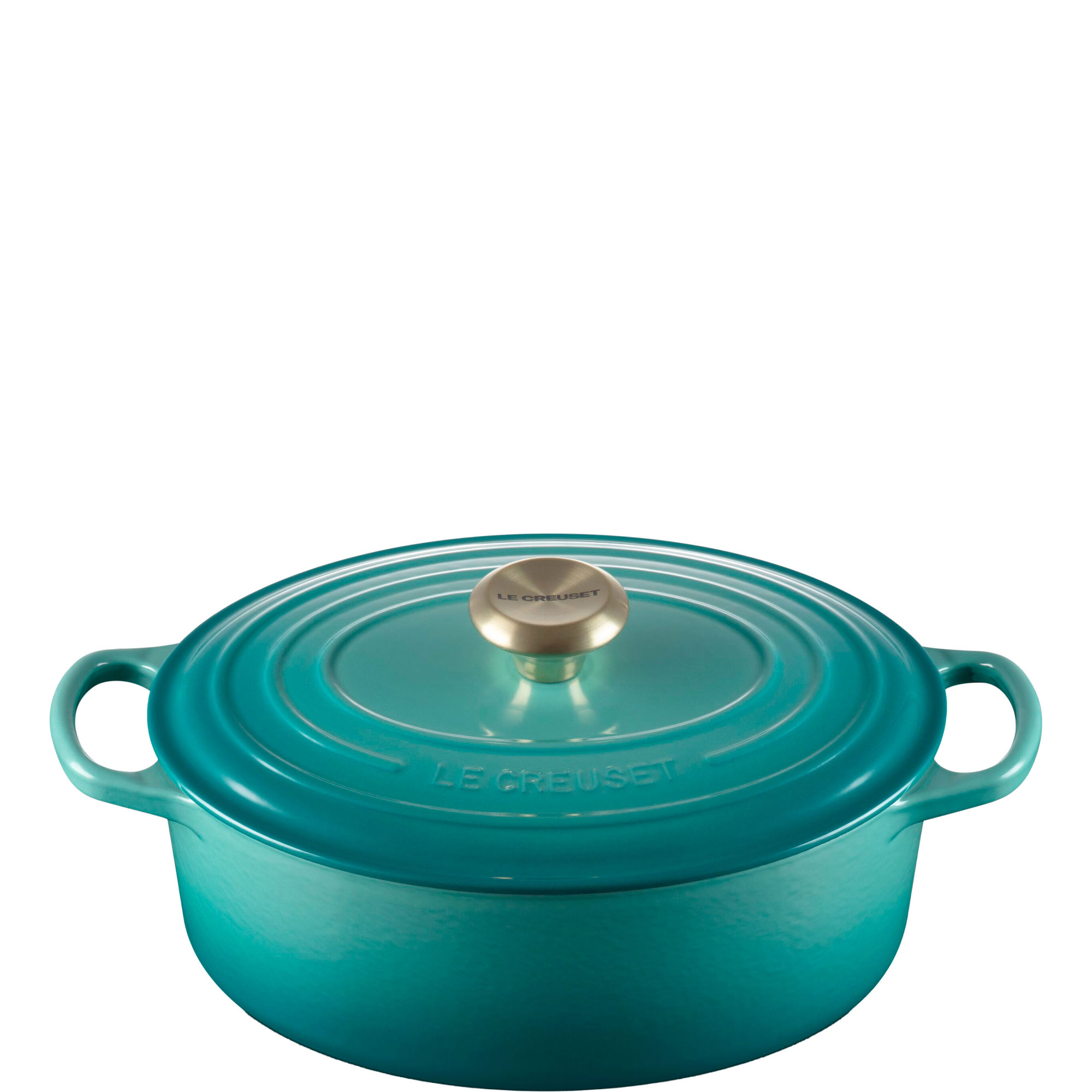 Signature Cast Iron Oval Casserole 27cm