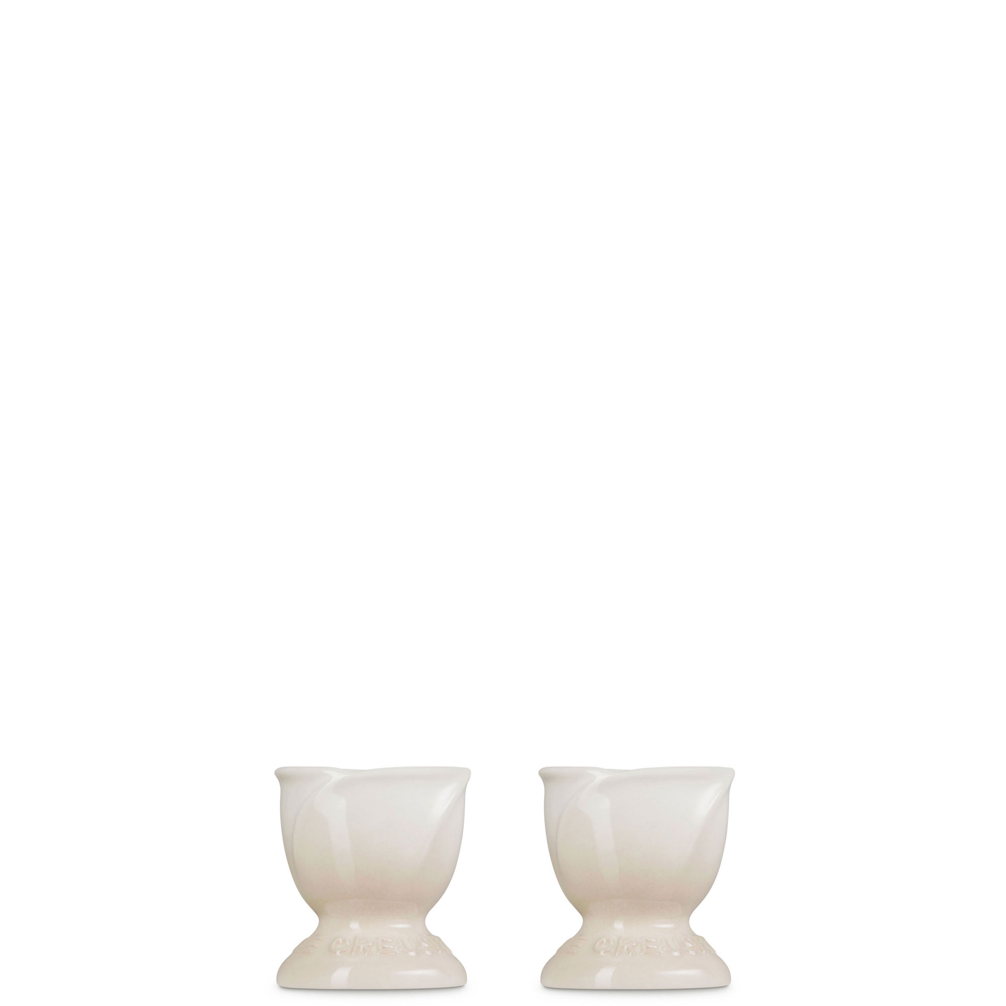 Stoneware La Jardin Tulip Egg Cups, Set of Two