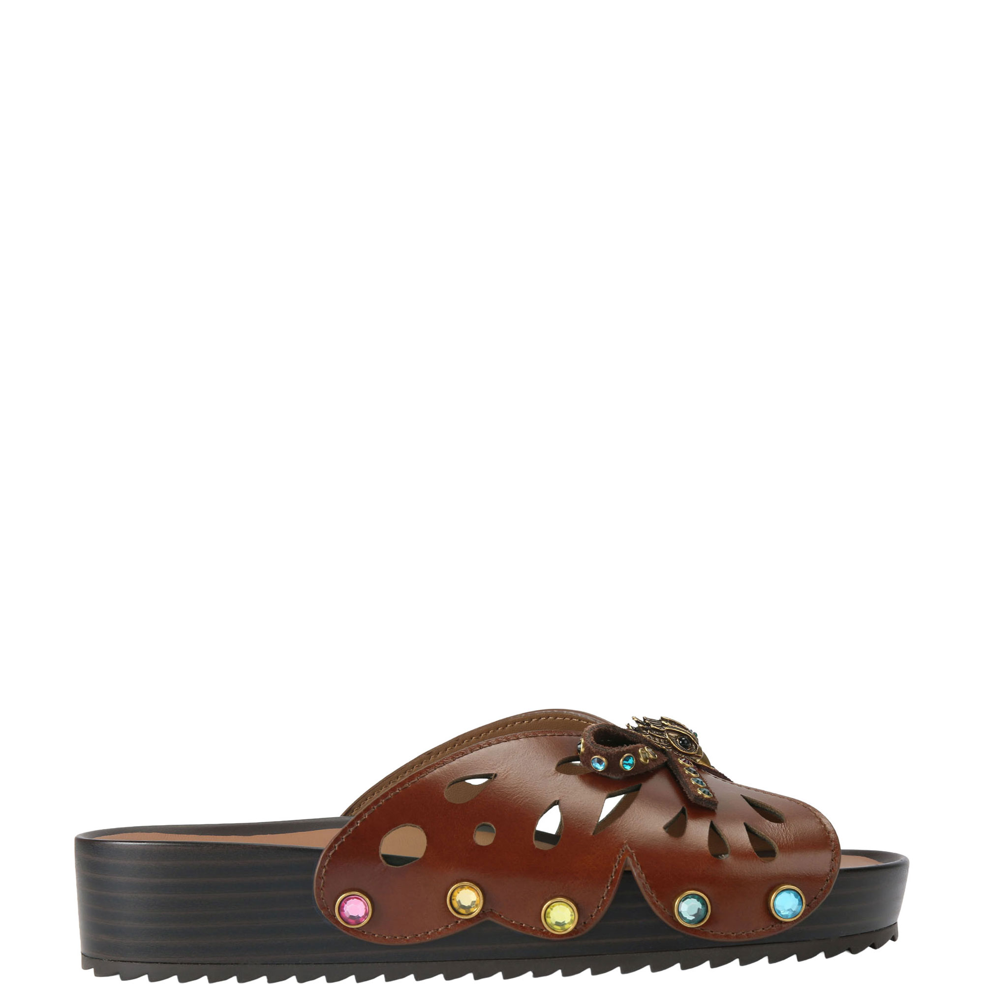 Boho Embellished Butterfly Slides