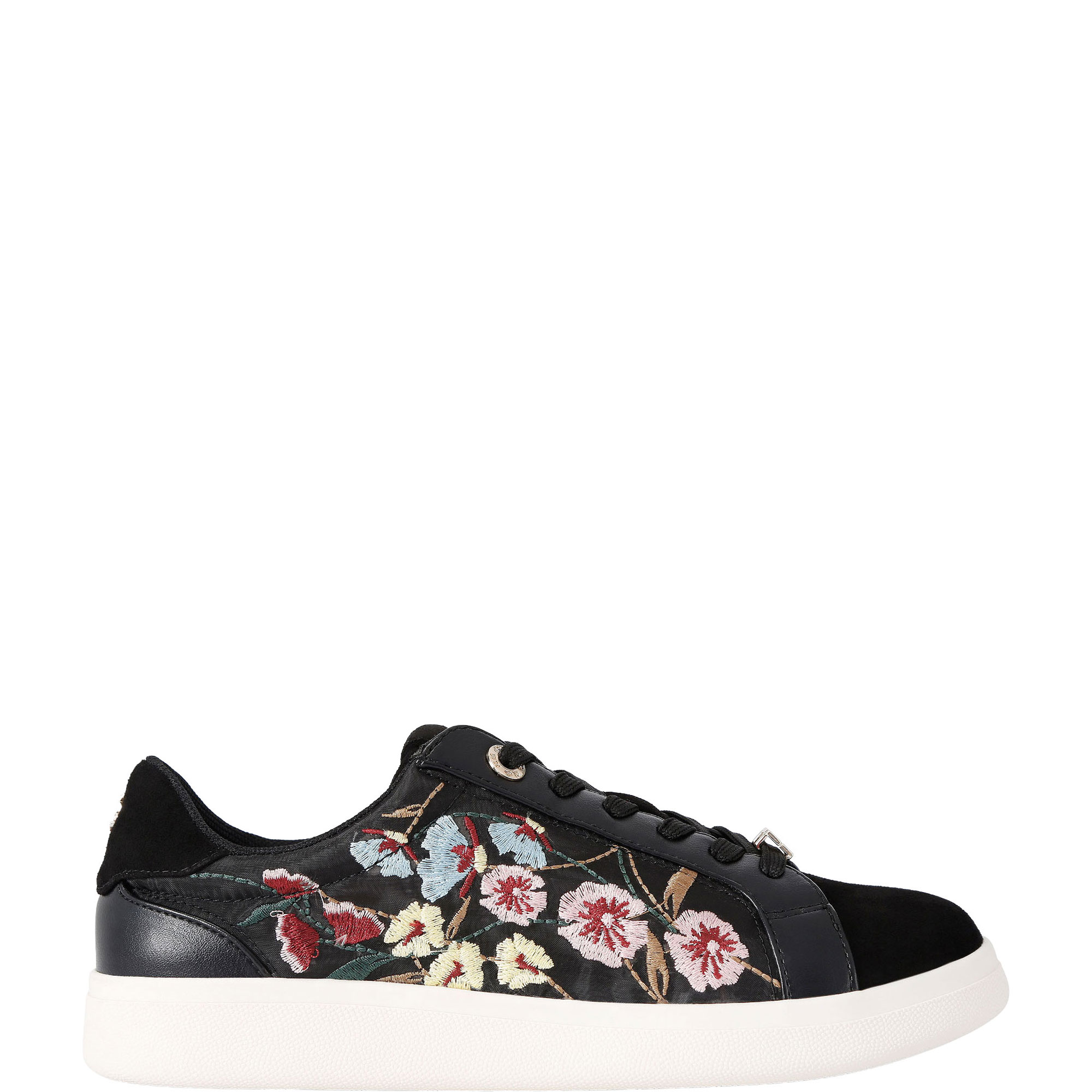 Eliza Floral Embroidered Trainers