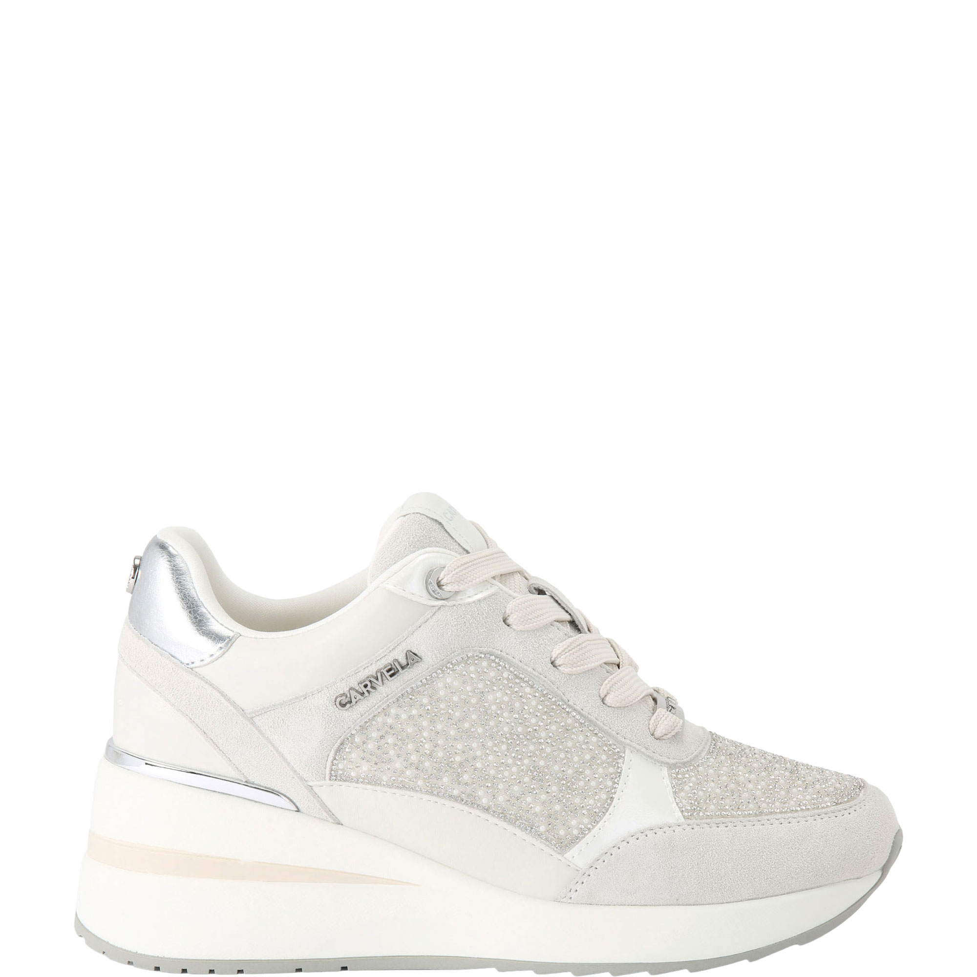 High Rise Pearl Platform Trainers