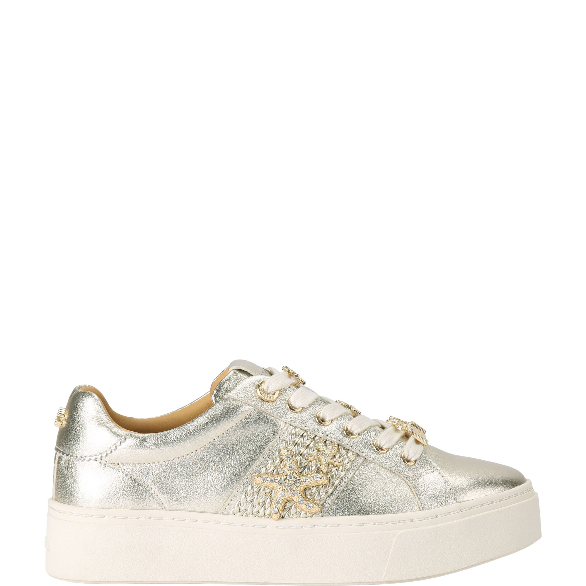 Marina Metallic Platform Trainers