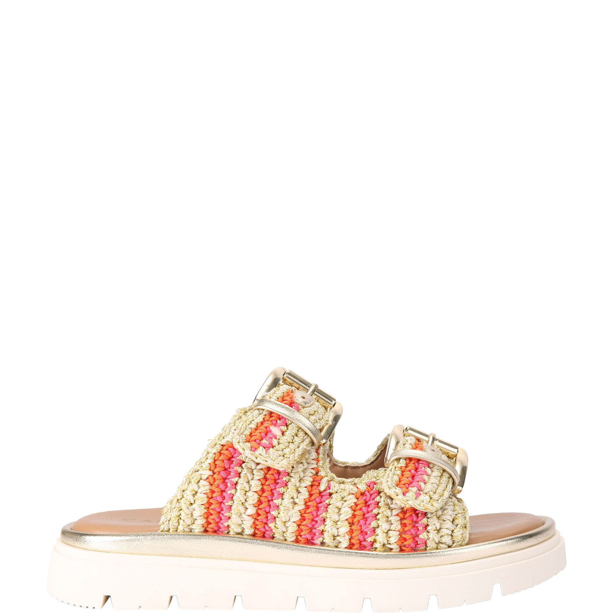 Pavilion Crochet Flat Sandals