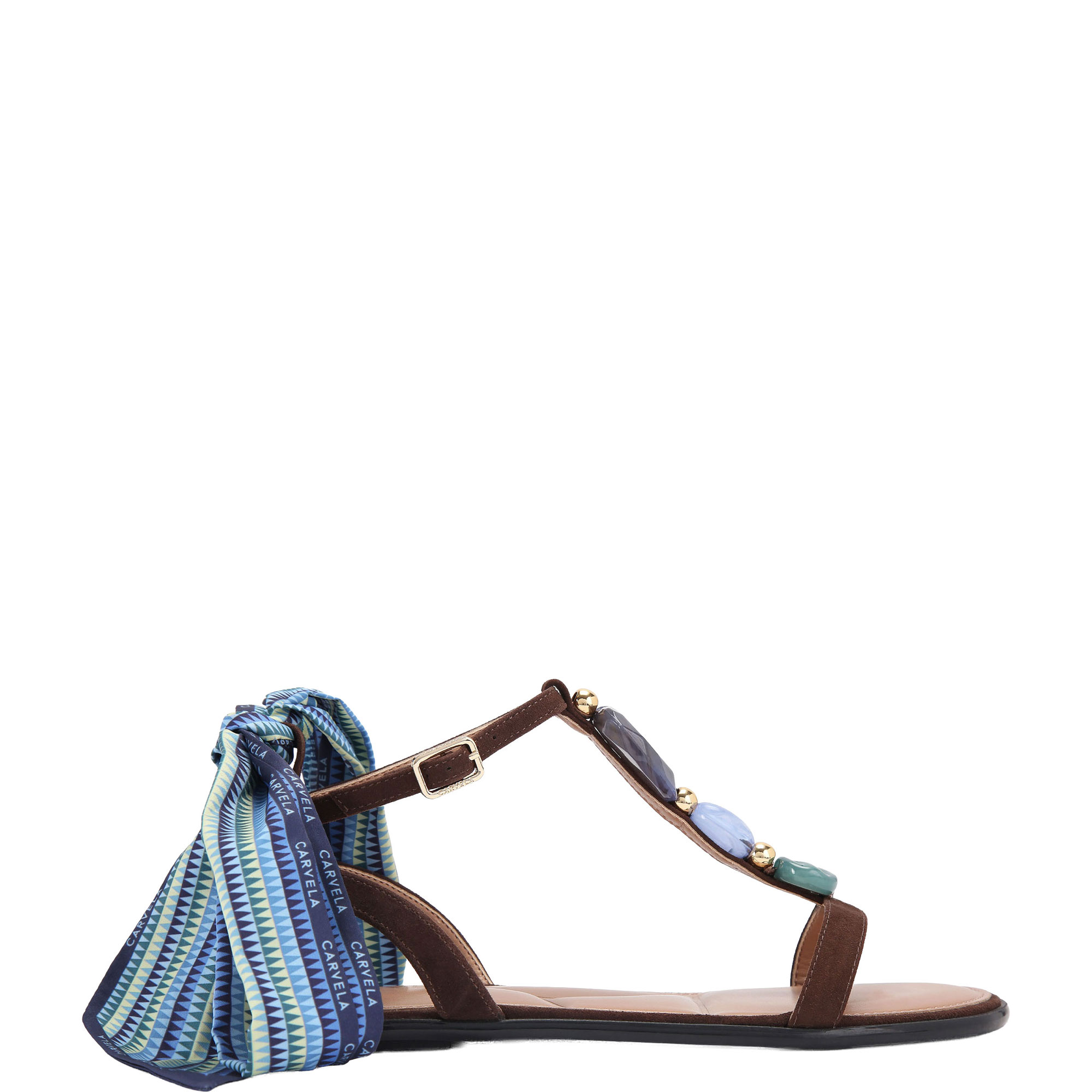 Sorrento Gem Flat Sandals