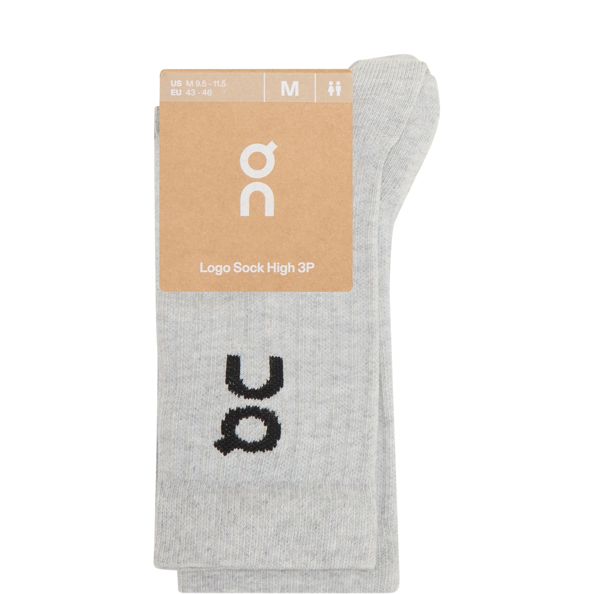 Logo Crew Length Socks Three-Pack