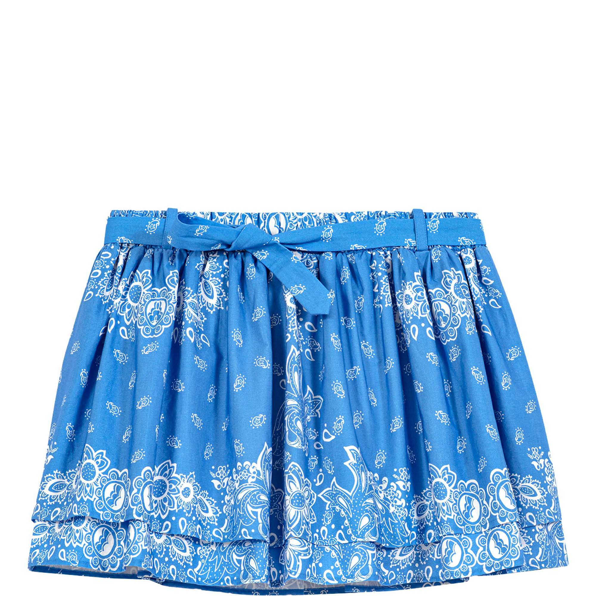 Bandana Mini Flared Skirt