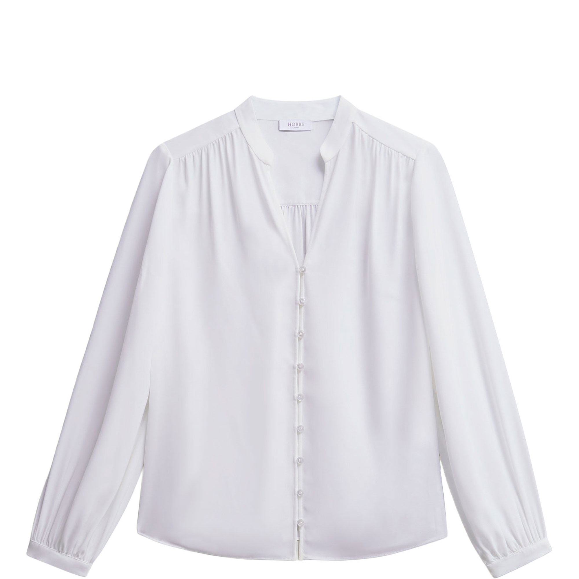 Blair Ruched Button Blouse