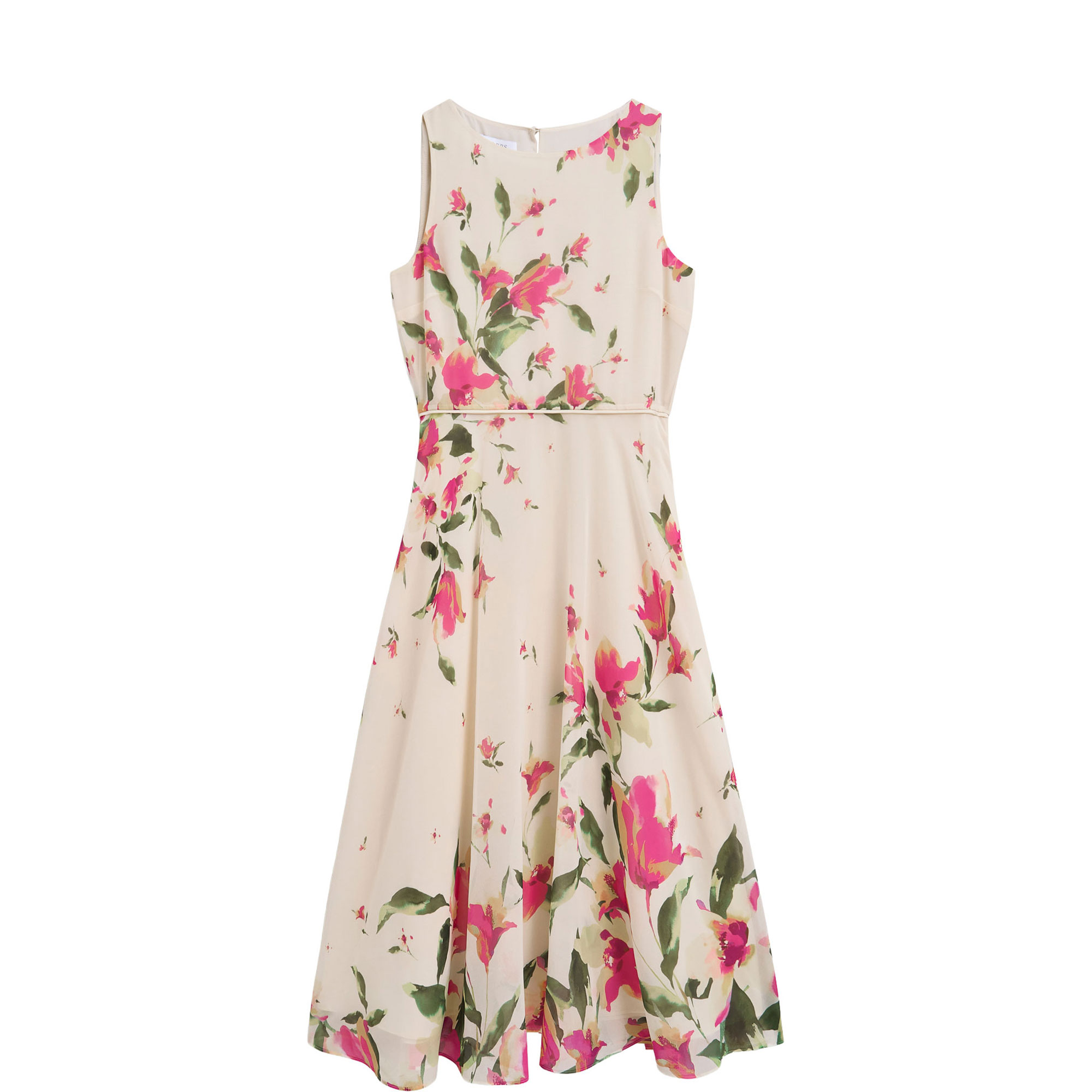 Carly Floral Flared Dress