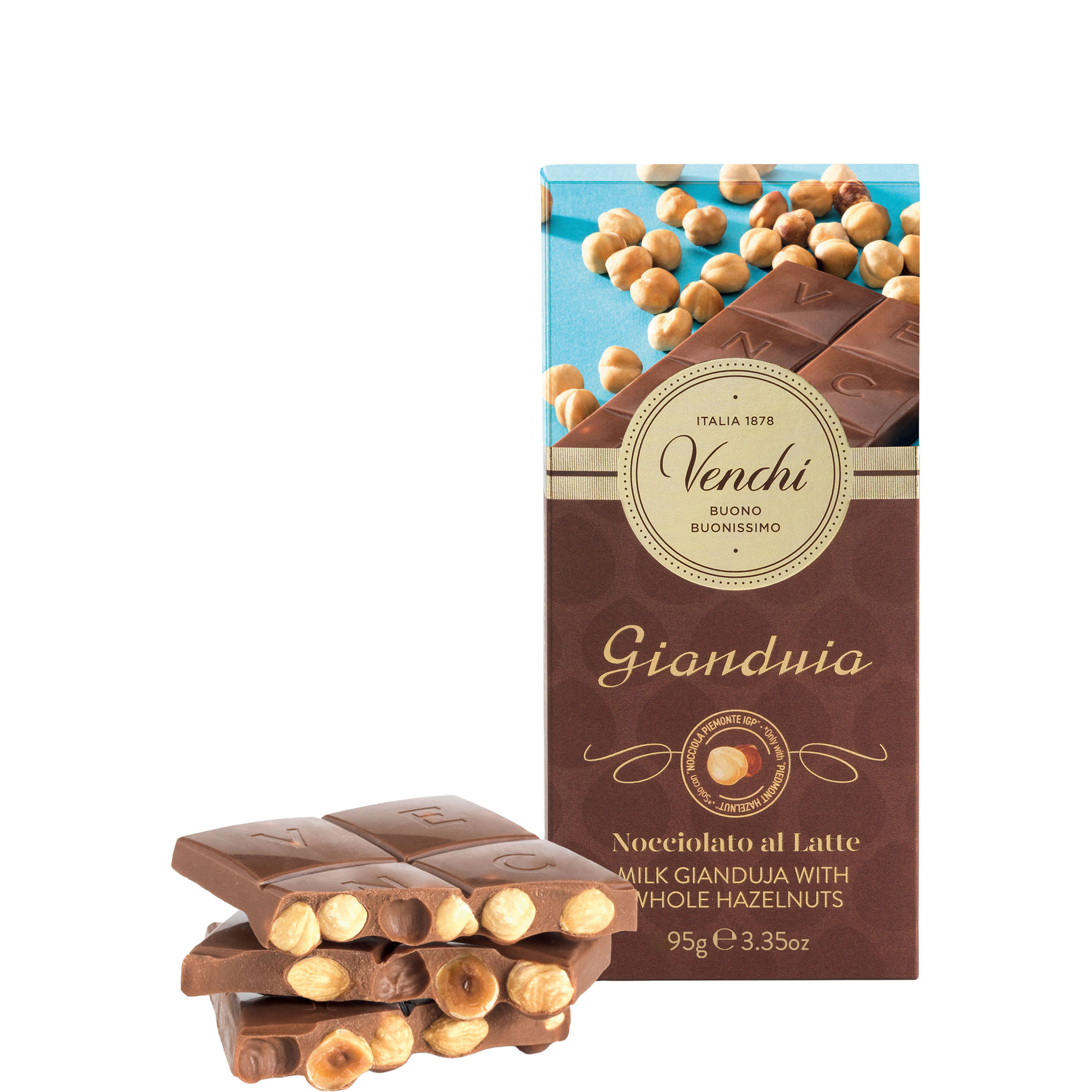 Milk Gianduja With Hazelnuts Bar 95g