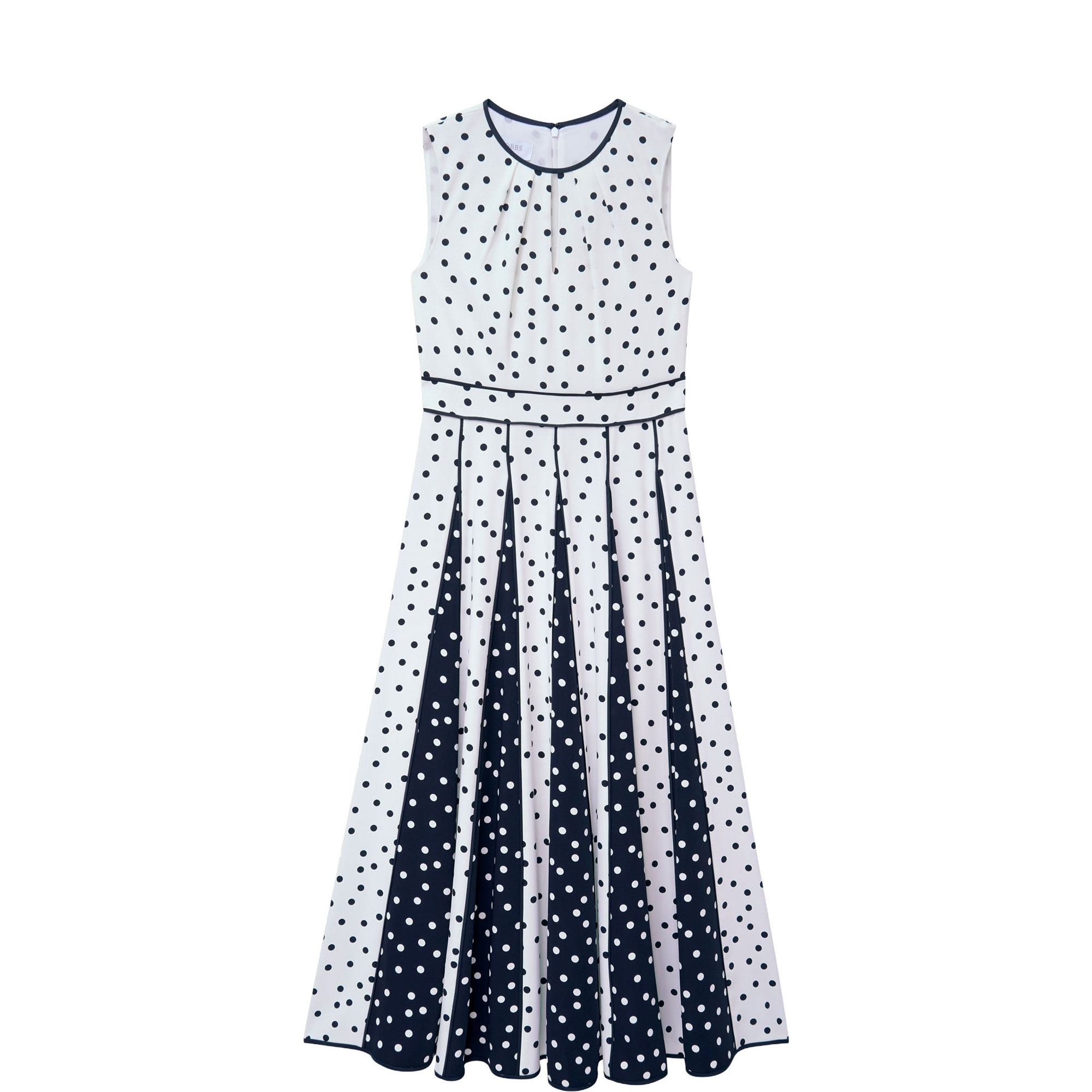 Angelica Polka Dot Flared Dress