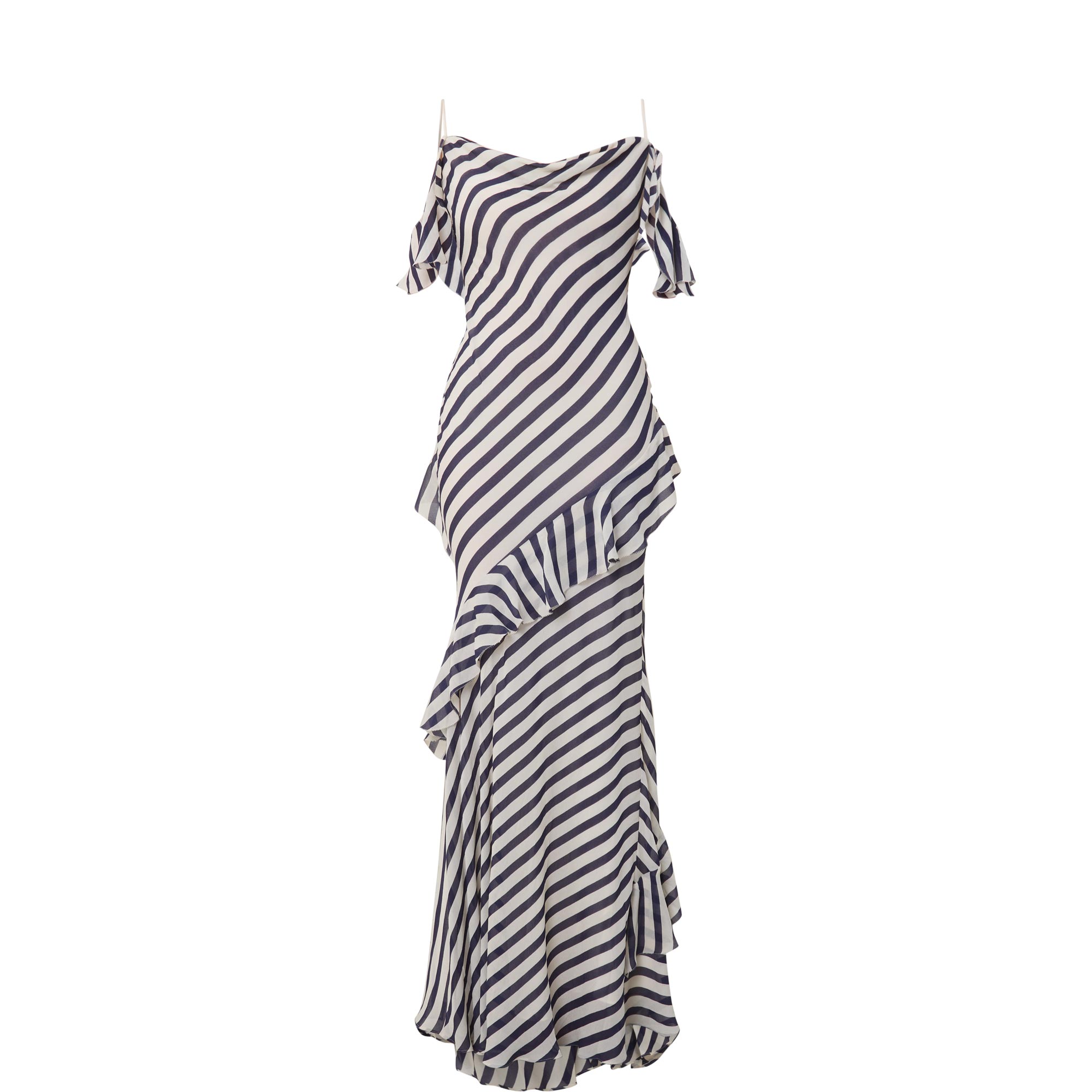Stripe Ruffle Dress
