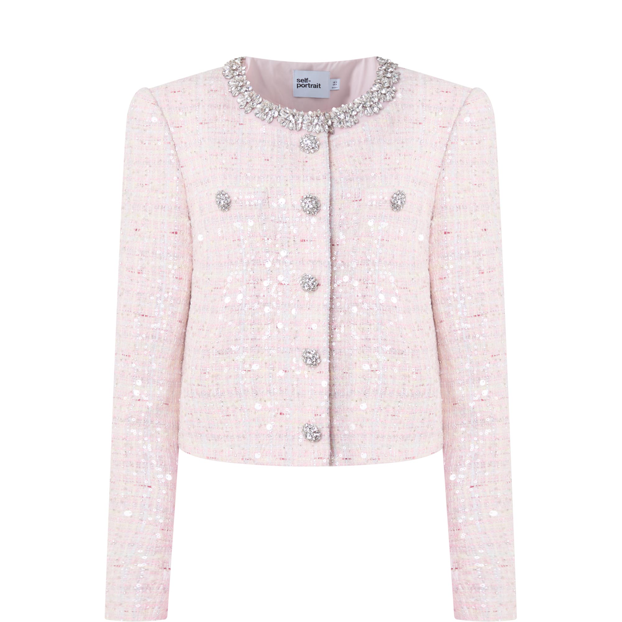 Sequin Boucl&eacute; Jacket