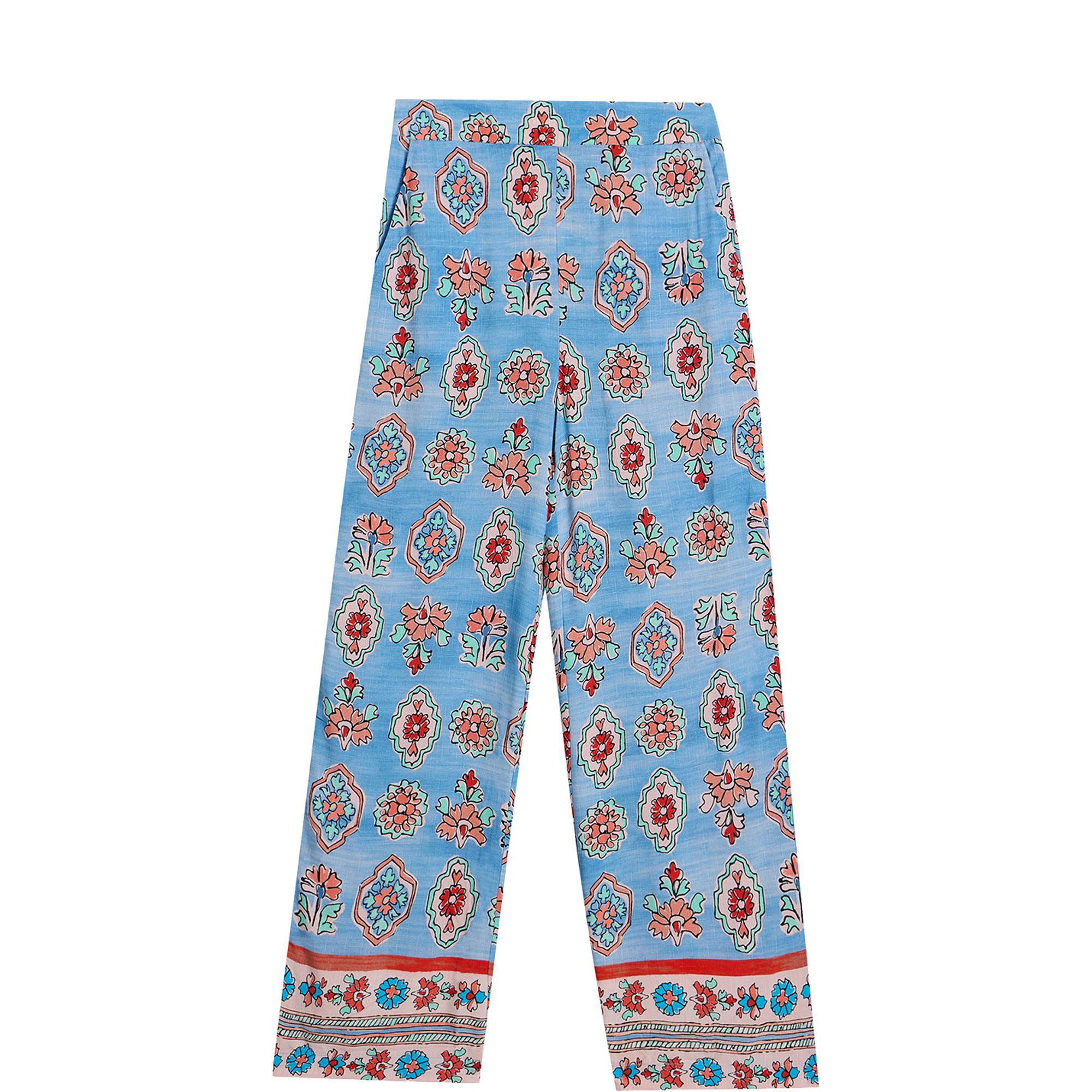 Ally Floral Wide Leg Trousers