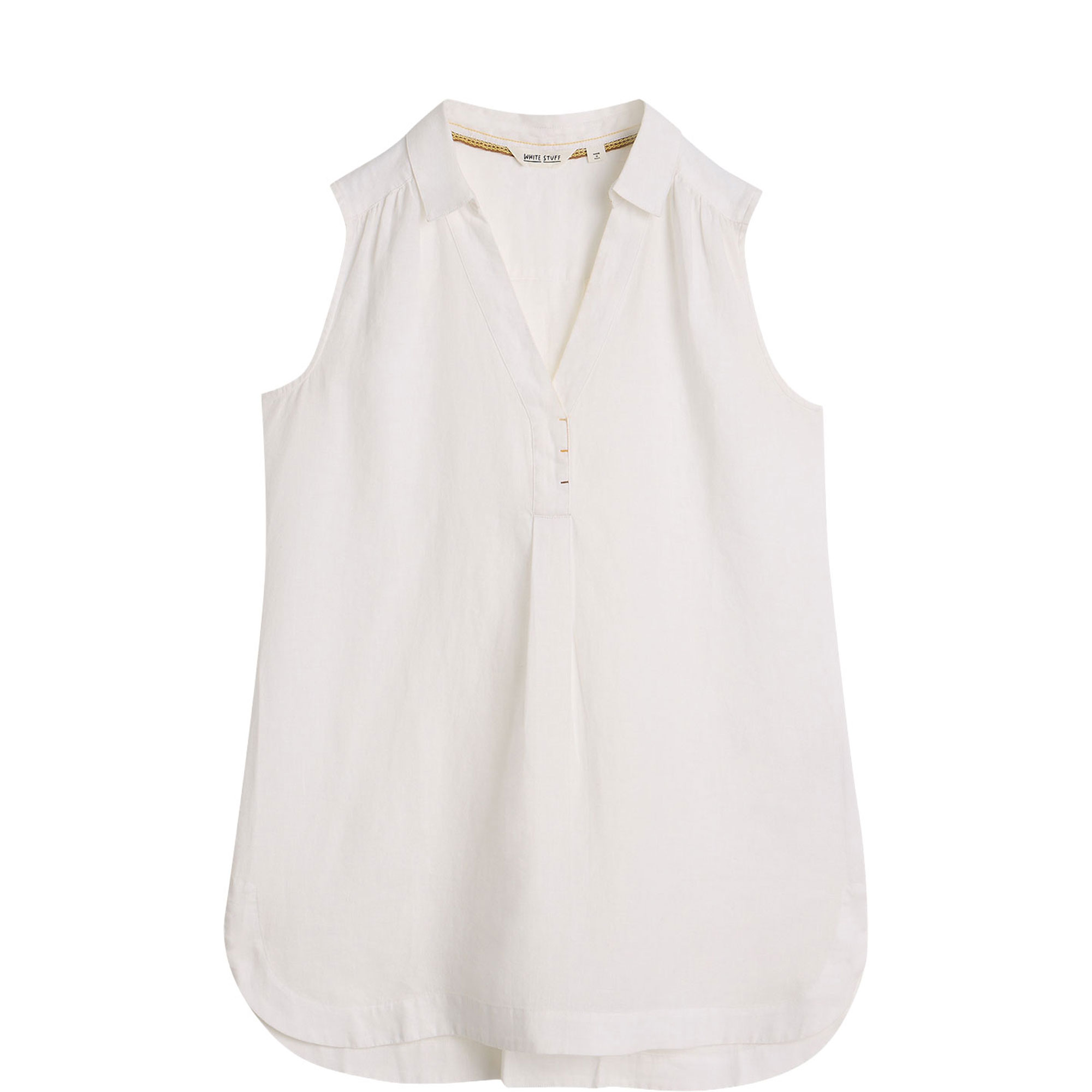 Bianca Button Back Linen Tunic