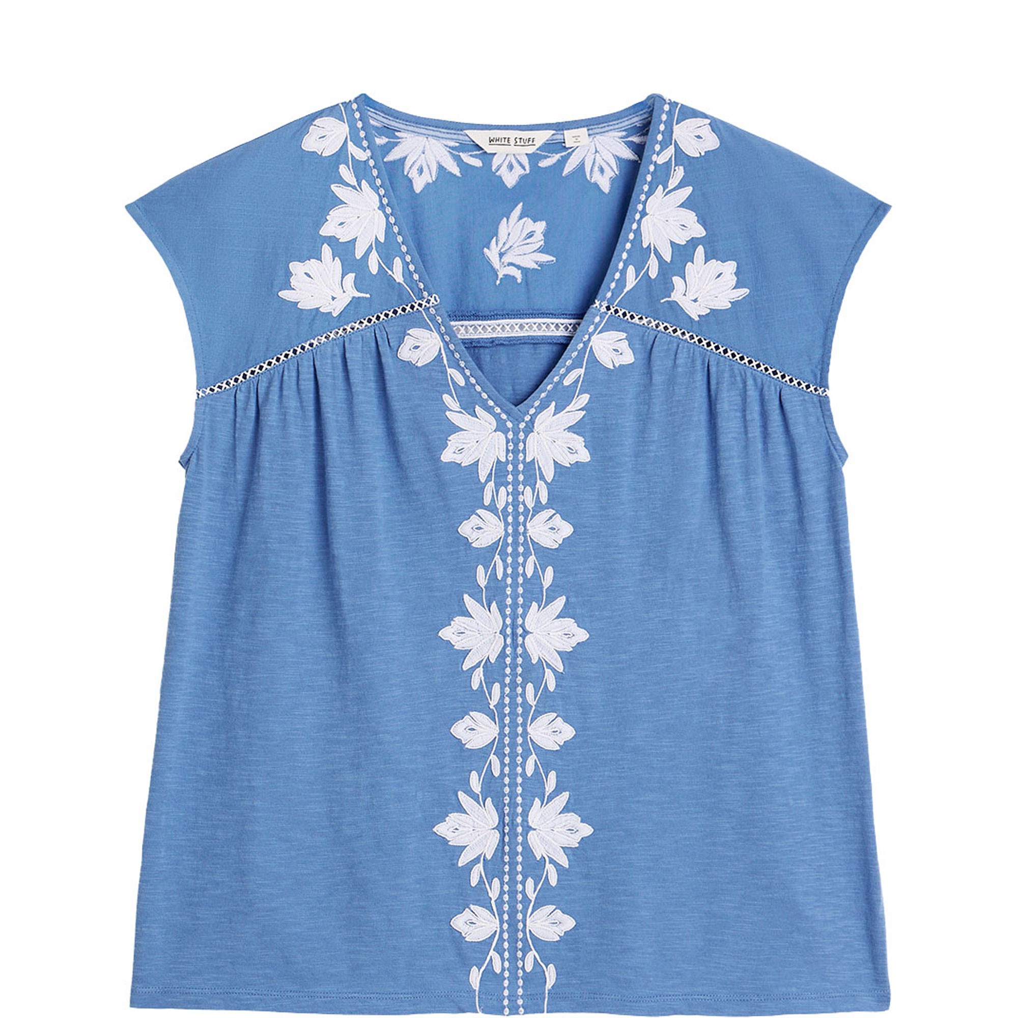 Fliss Floral Embroidery Top