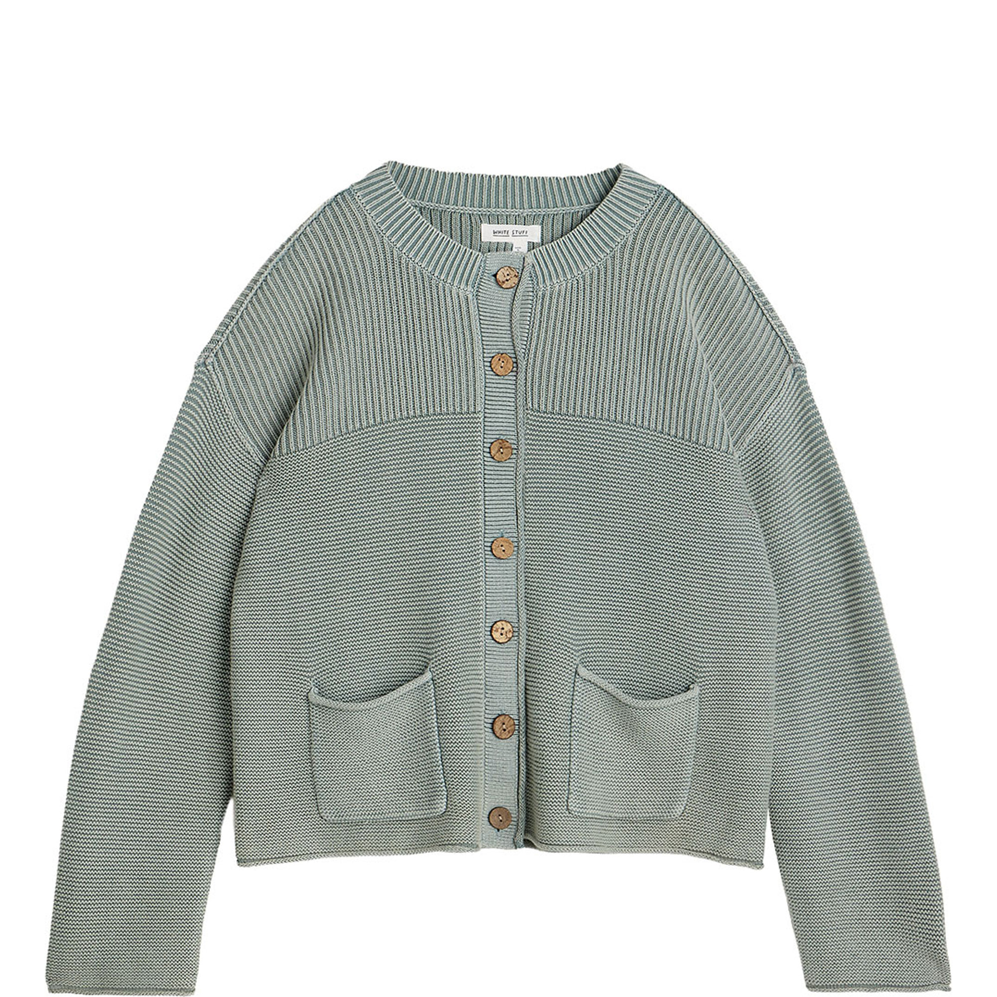 Gigi Washed Ribbed Cardigan