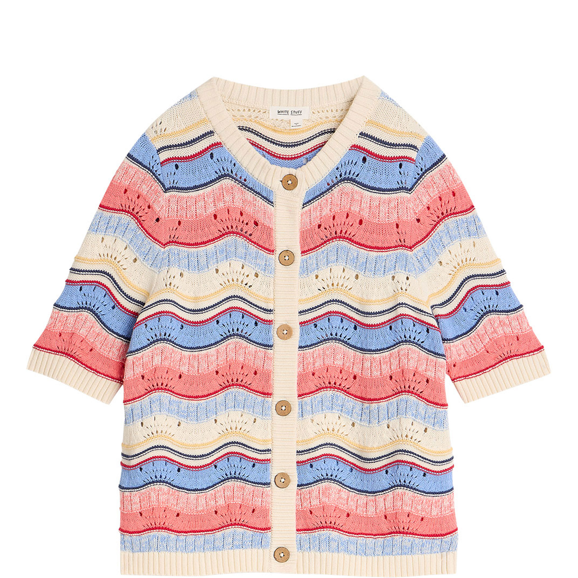 Isabella Wavy Knitted Cardigan