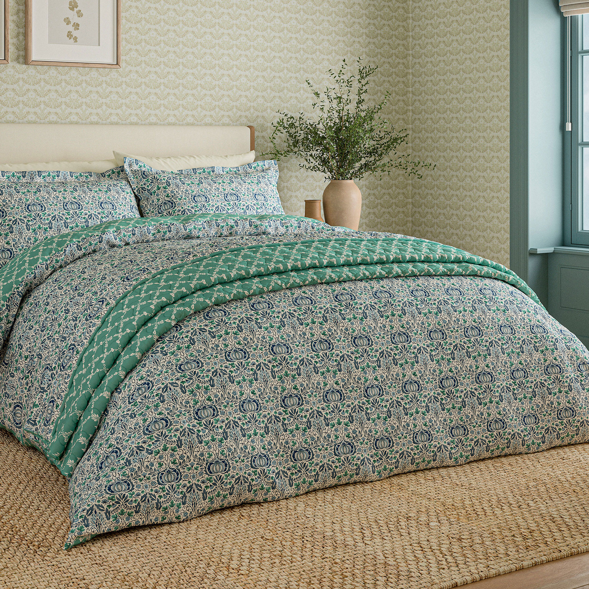 Little Chintz Duvet Set Blue