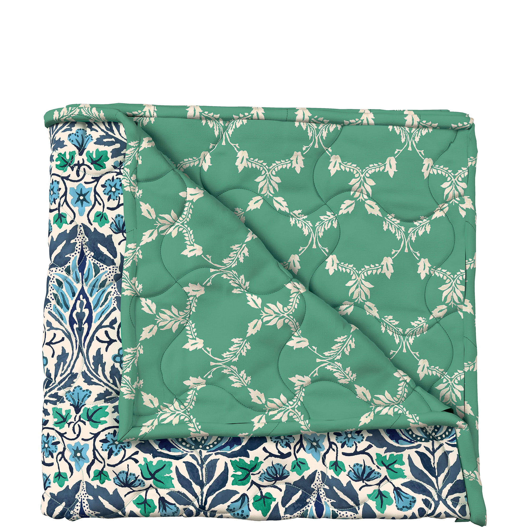 Little Chintz Throw Blue