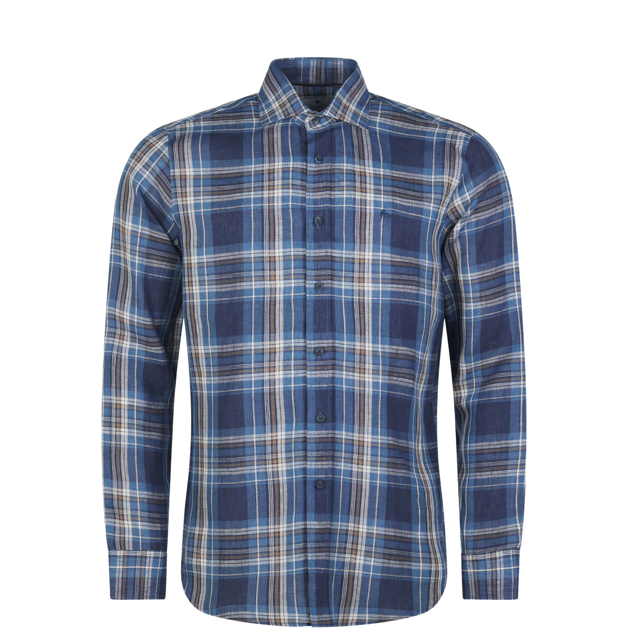 Nephin Linen Plaid Shirt