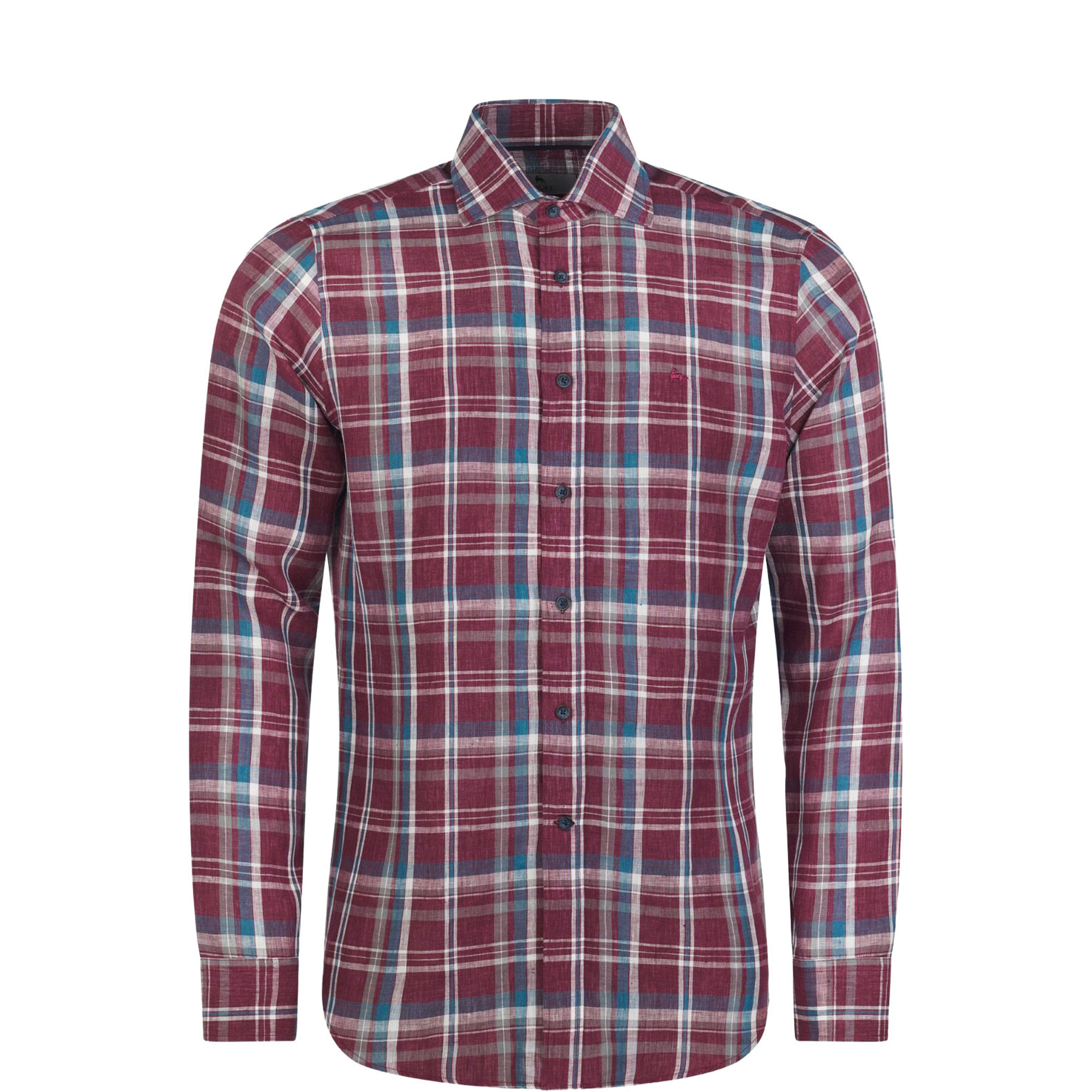 Nephin Linen Plaid Shirt