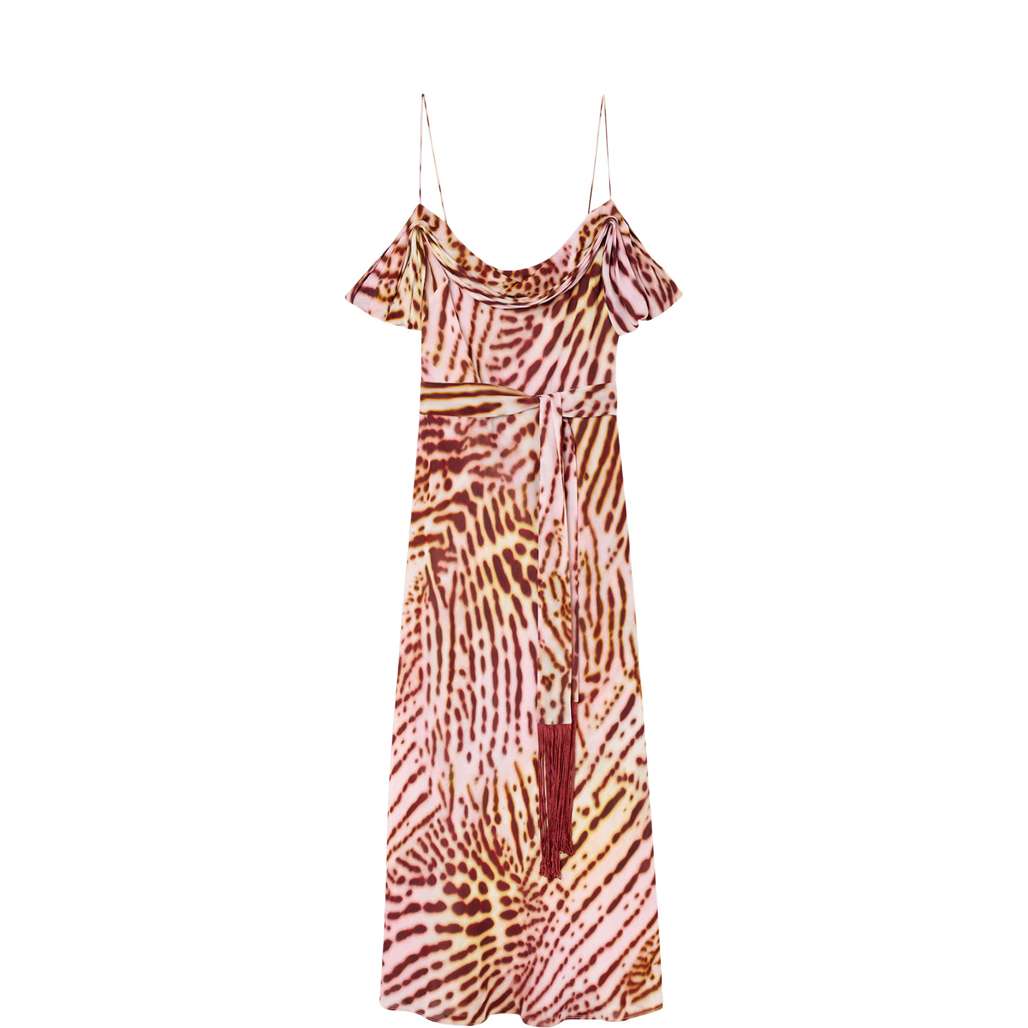 Orchid Printed Scarf Dress