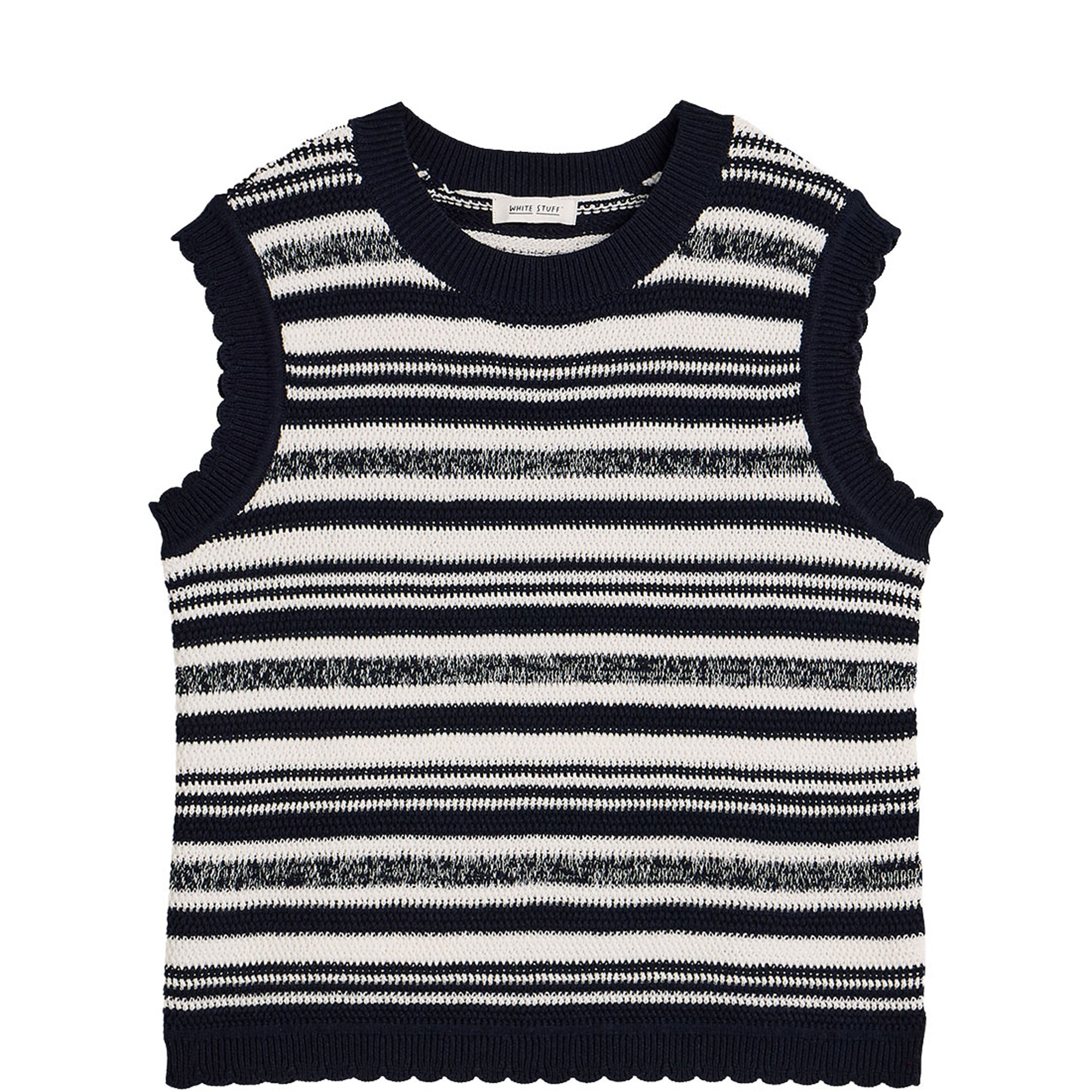 Sammie Striped Stitched Tank Top