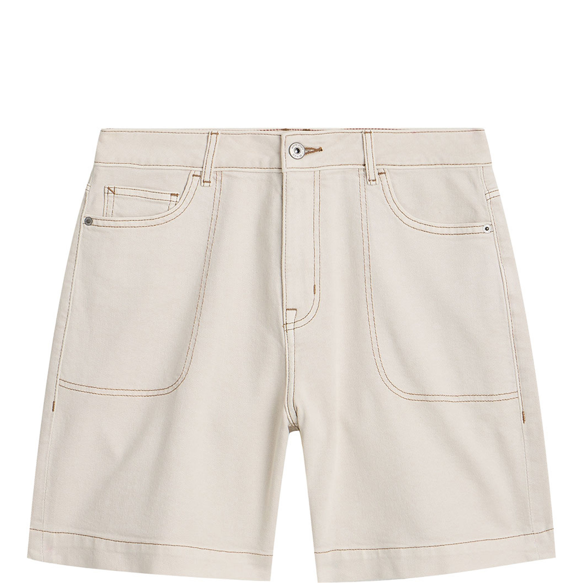 Tia Pocket Stitch Denim Shorts