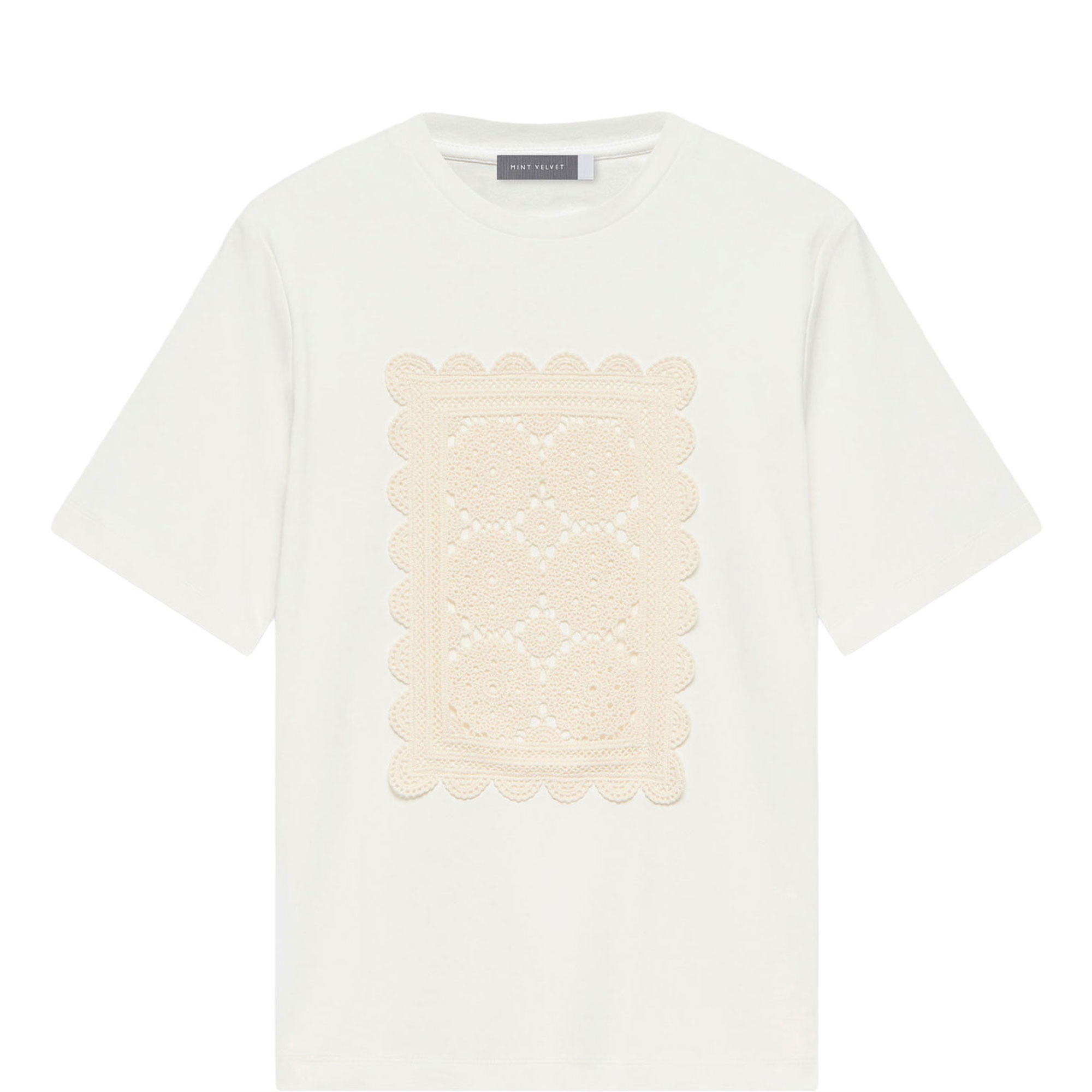 Crochet Panel T-Shirt
