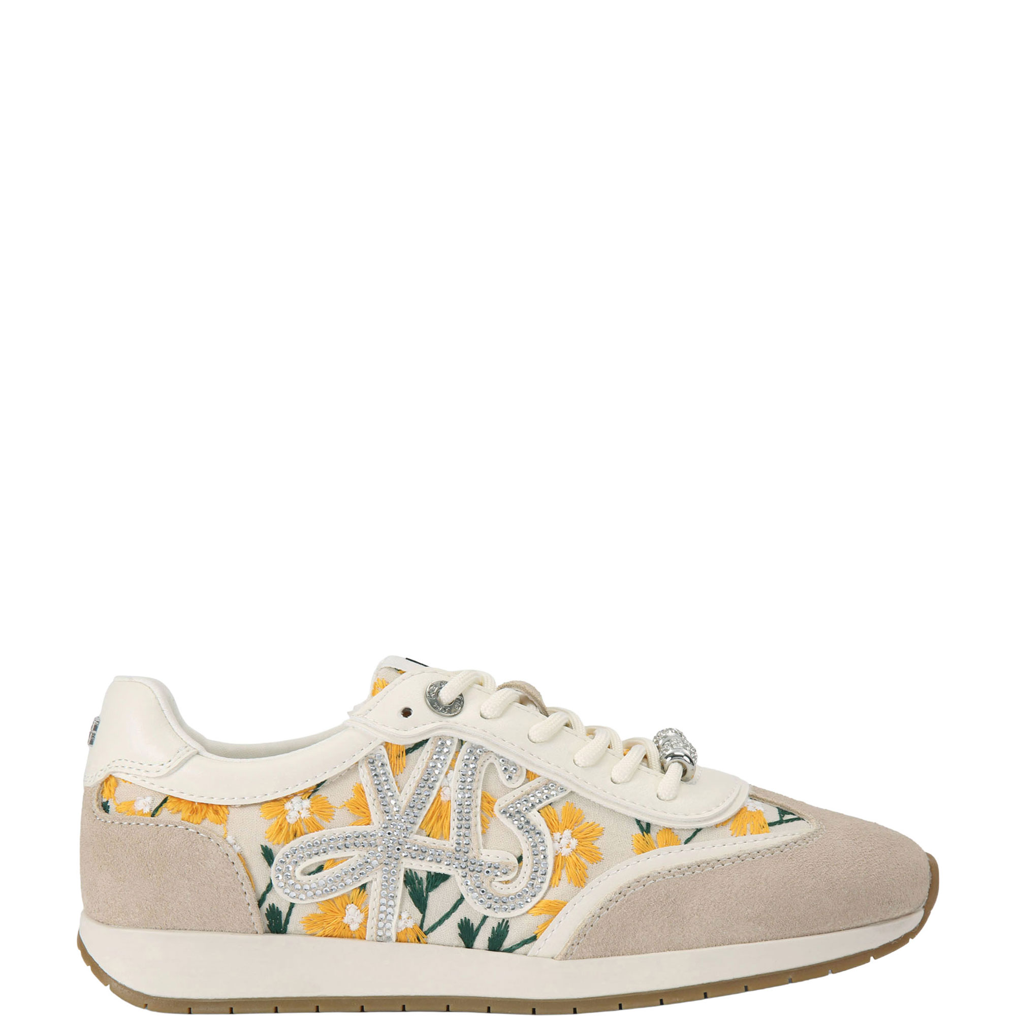 Lala Floral Embroidered Trainers