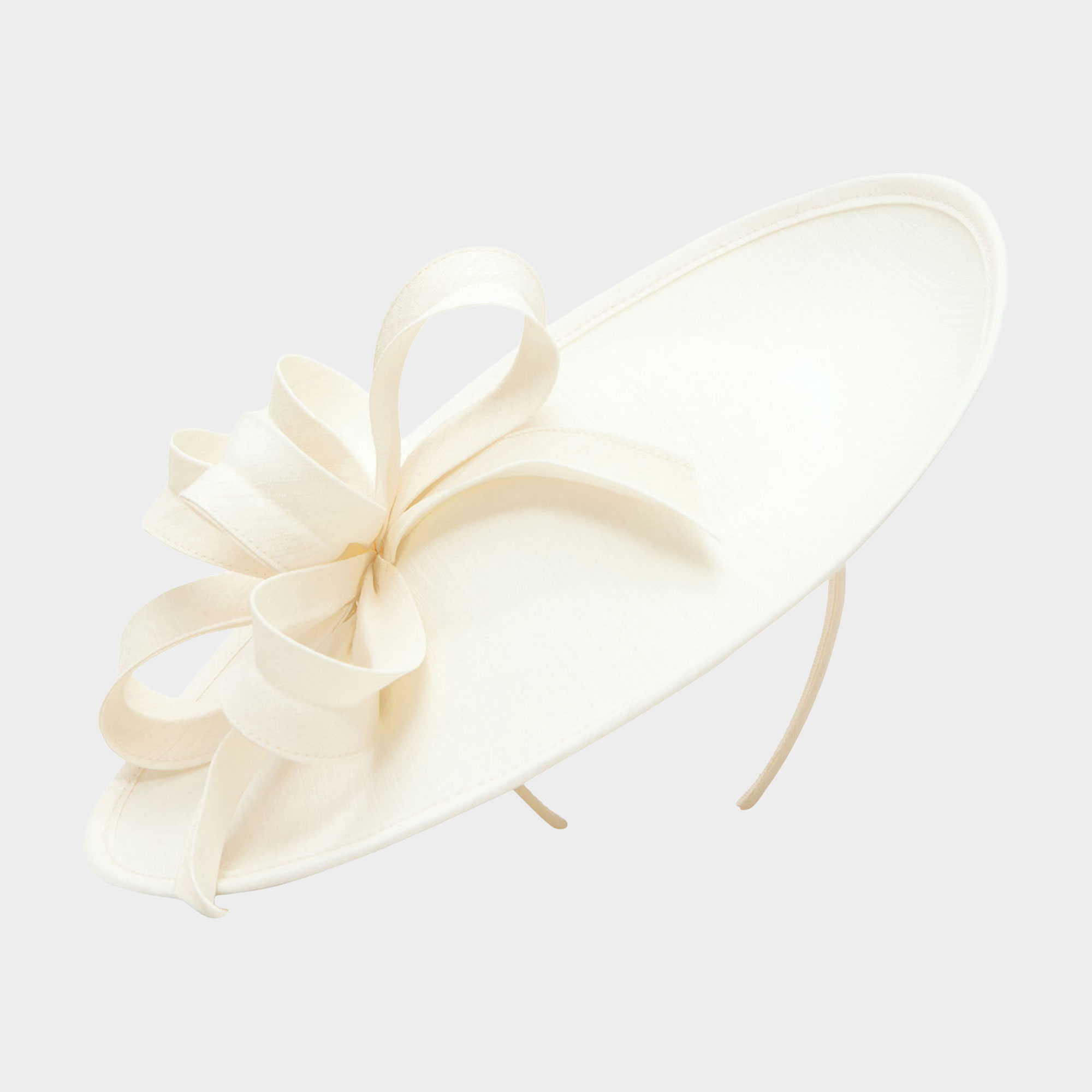 Shantung Twist Oval Fascinator