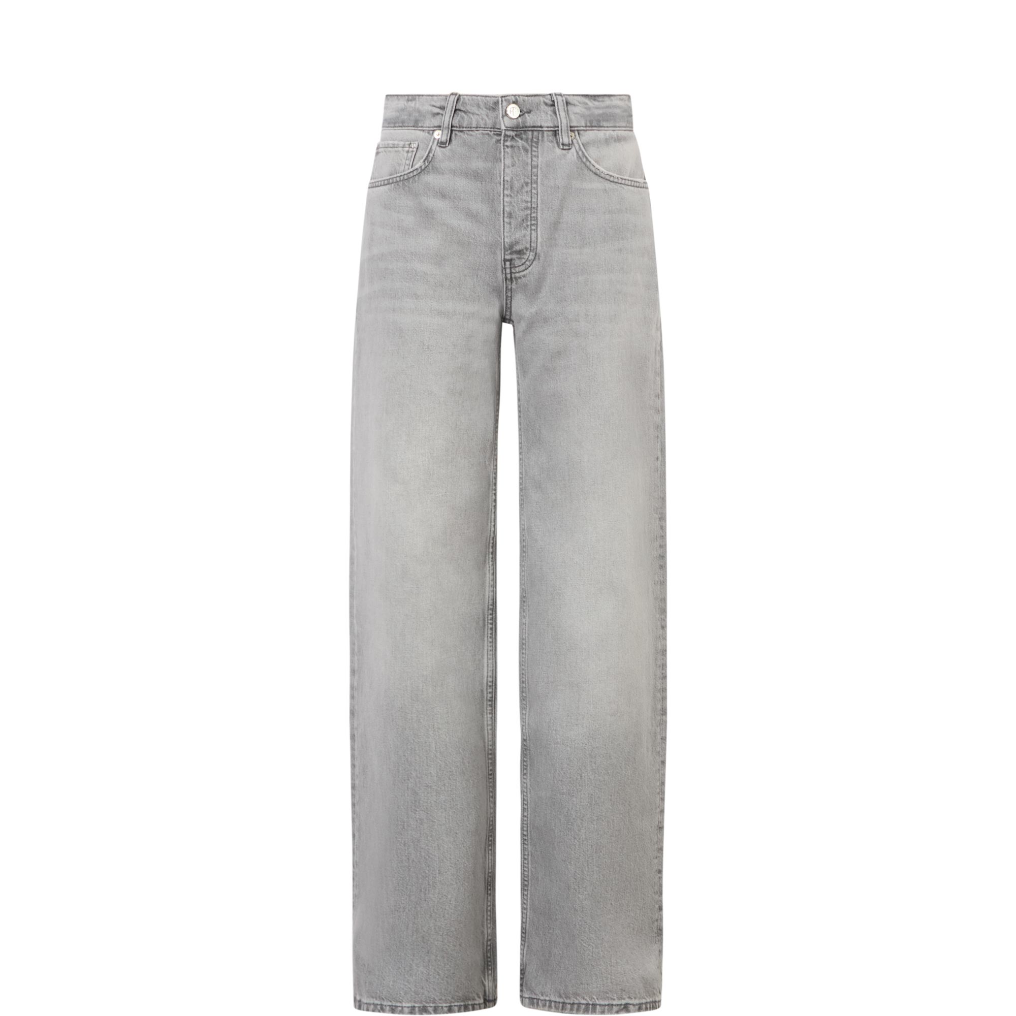 Hugh Mid-Rise Wide Leg Jeans