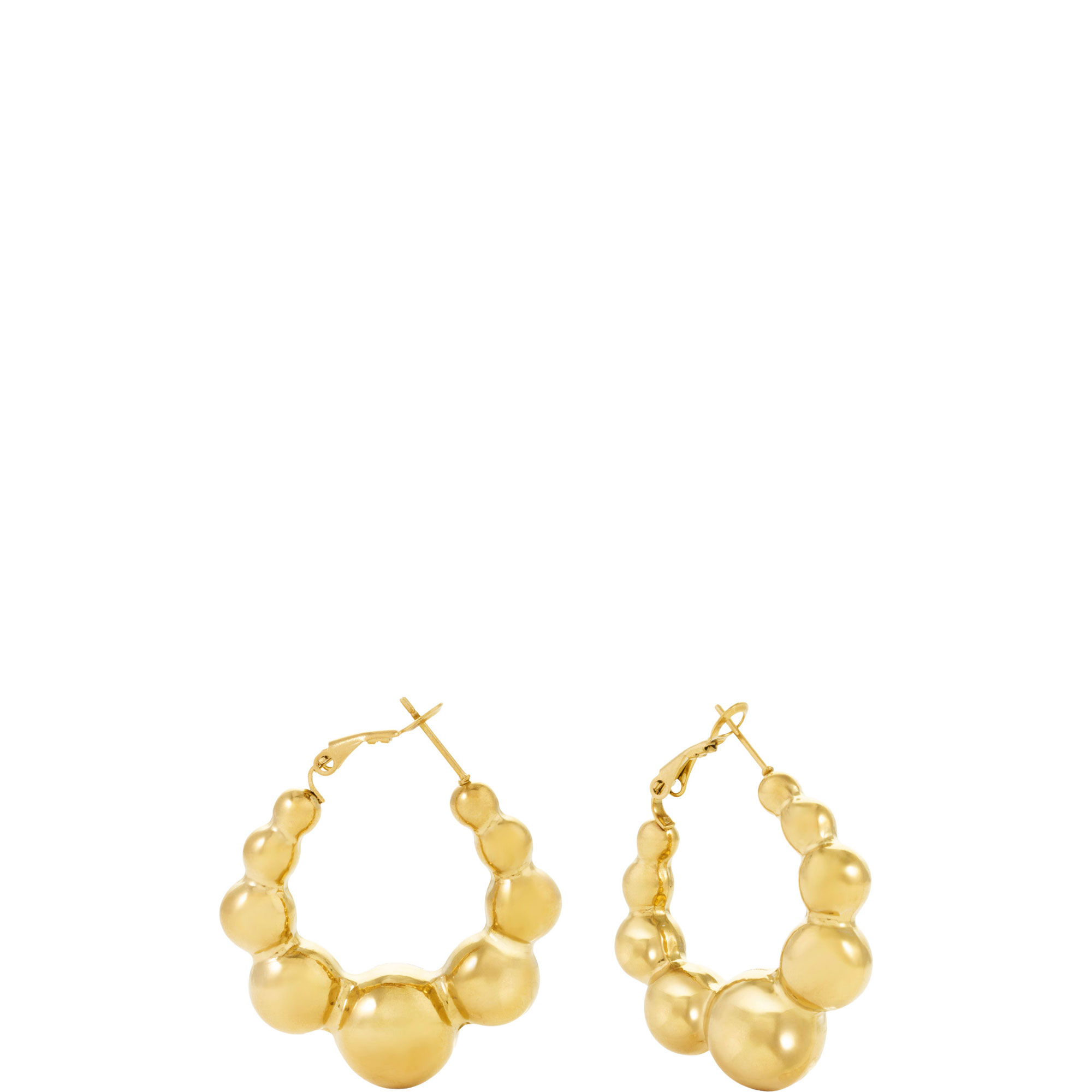Chunky Bubble Hoop Earrings