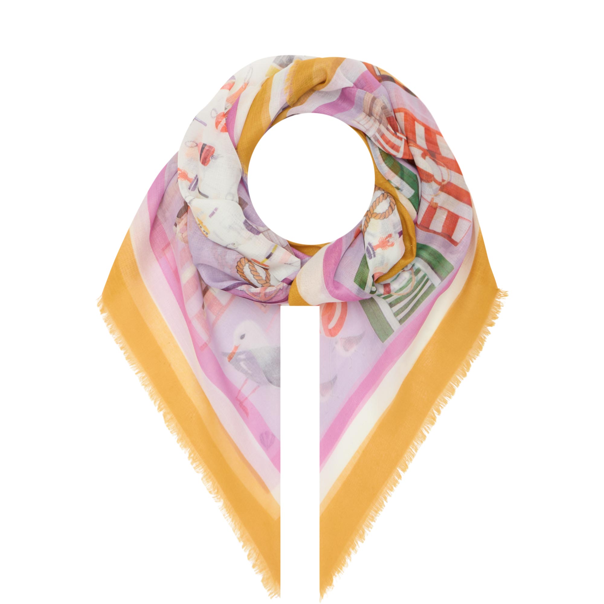 On The Dock Square Scarf