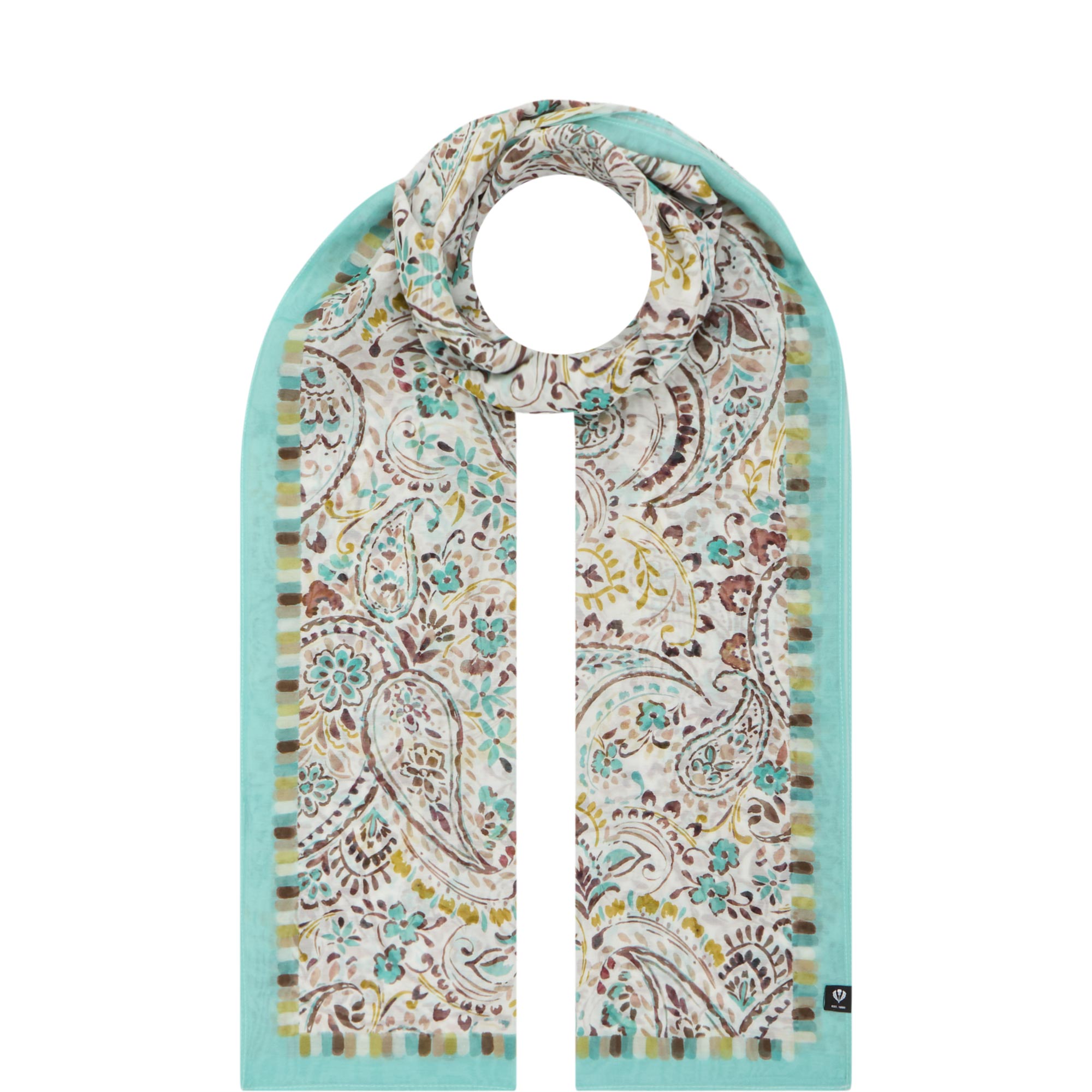 Ornamental Paisley Wrap Scarf