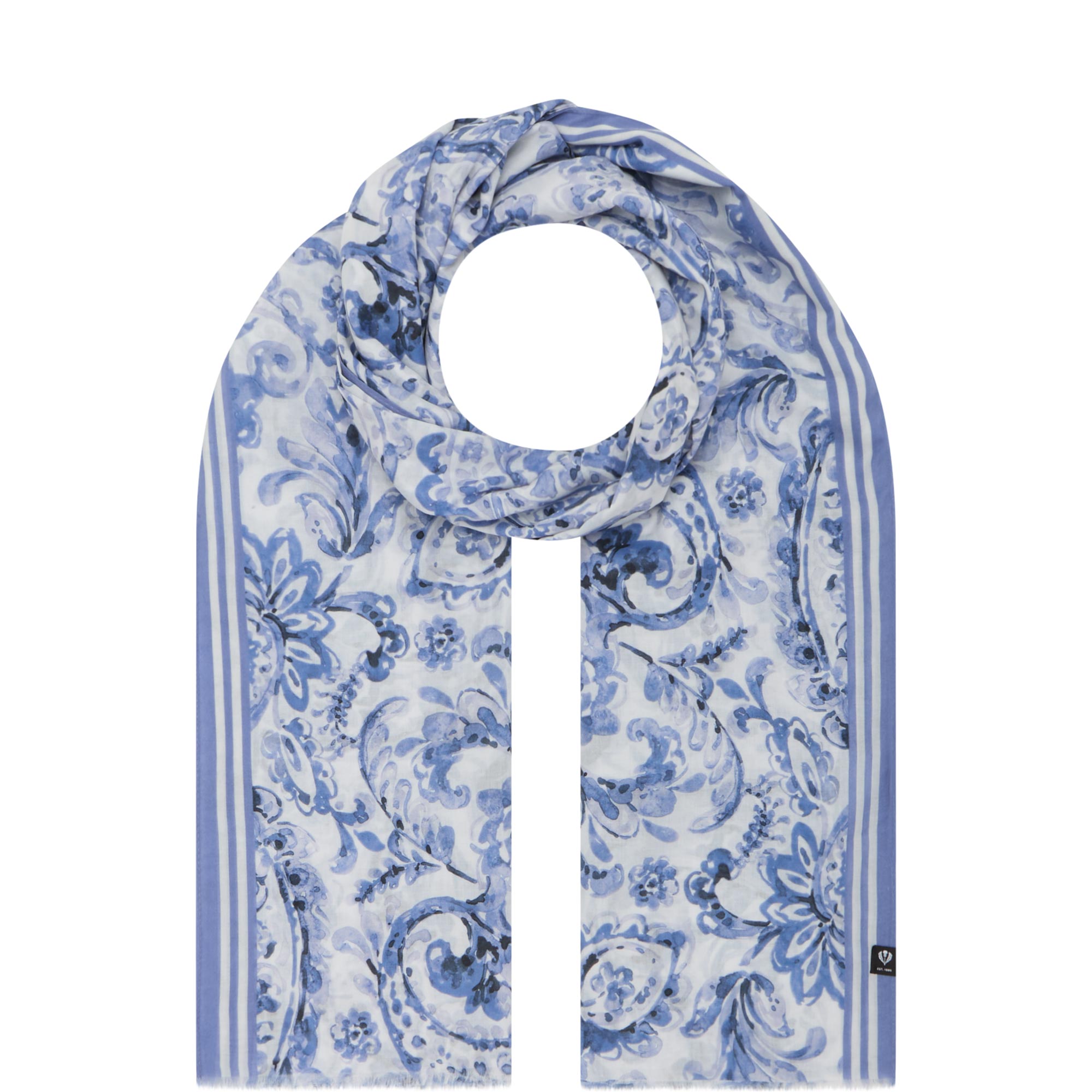 Paisley Print Wrap Scarf