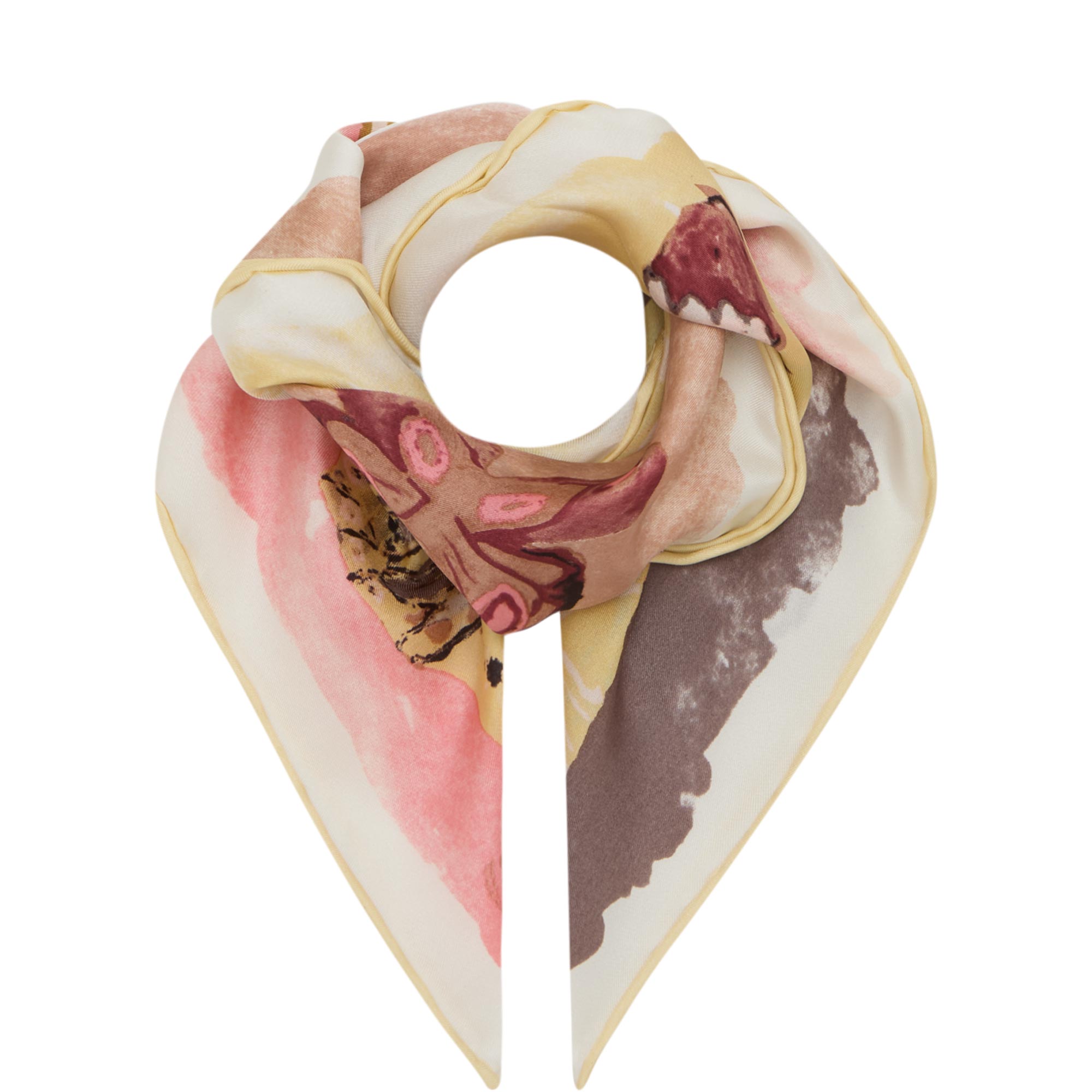 Butterfly Silk Square Scarf