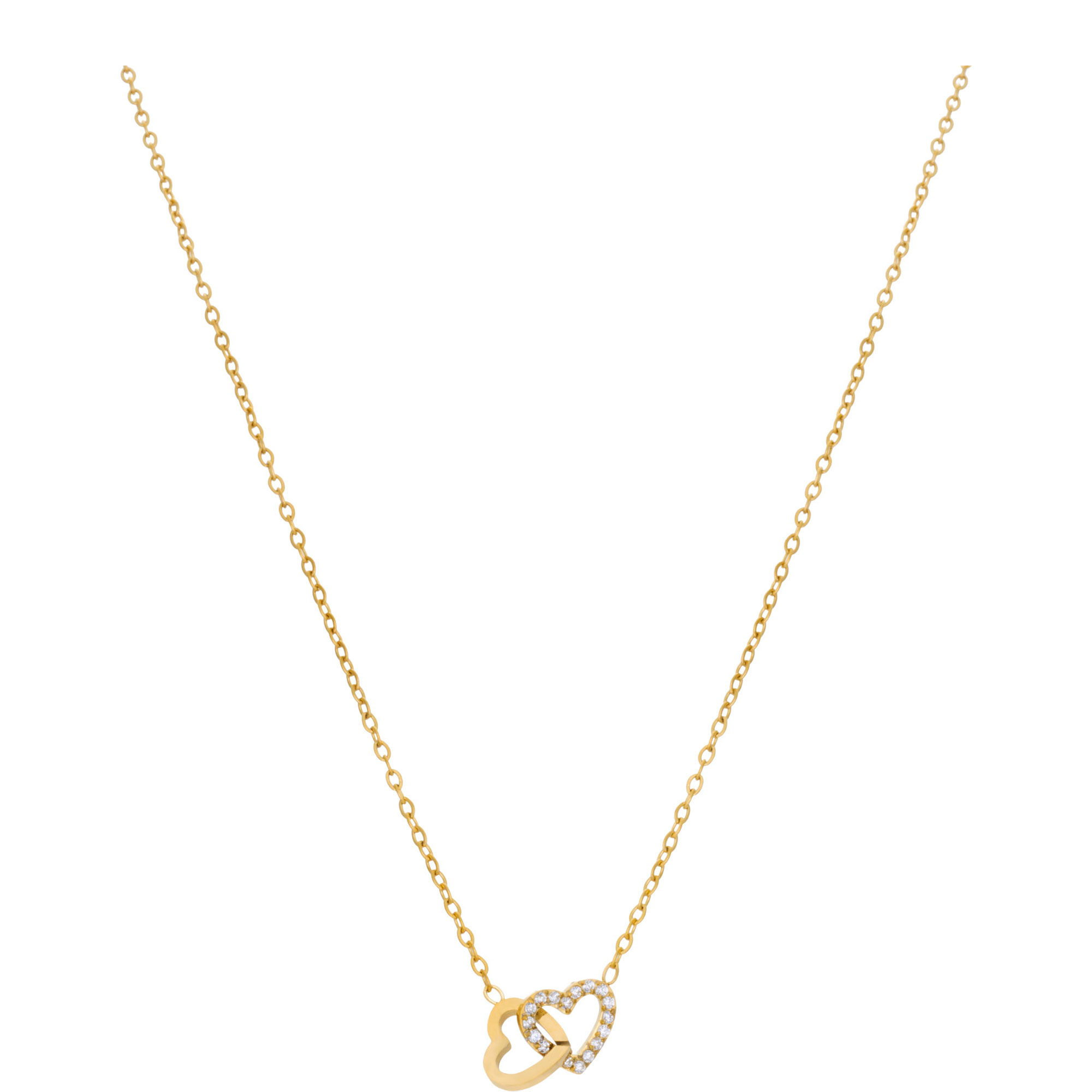 Infinity Heart Chain Necklace